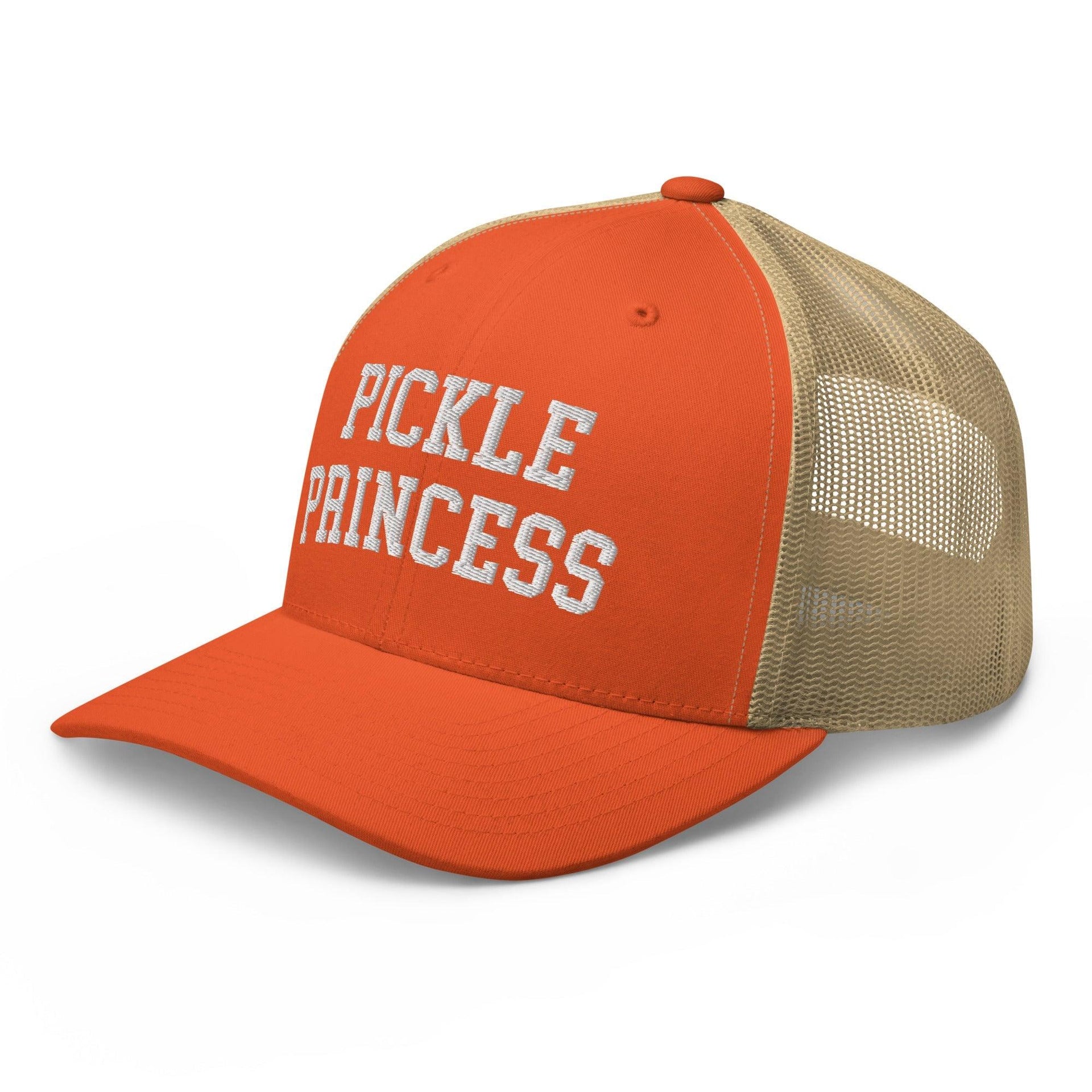 Pickle Princess Retro Trucker Hat Capital Crowns Funny Trucker Hats