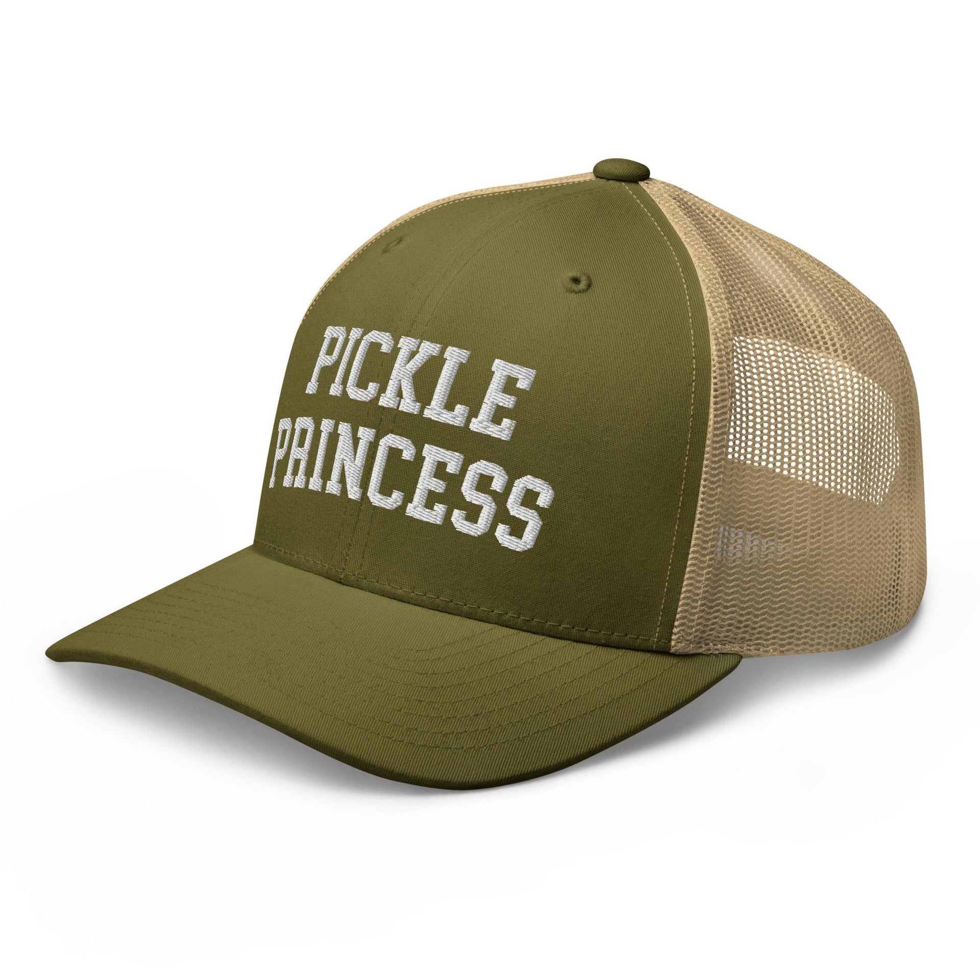 Pickle Princess Retro Trucker Hat Capital Crowns Funny Trucker Hats
