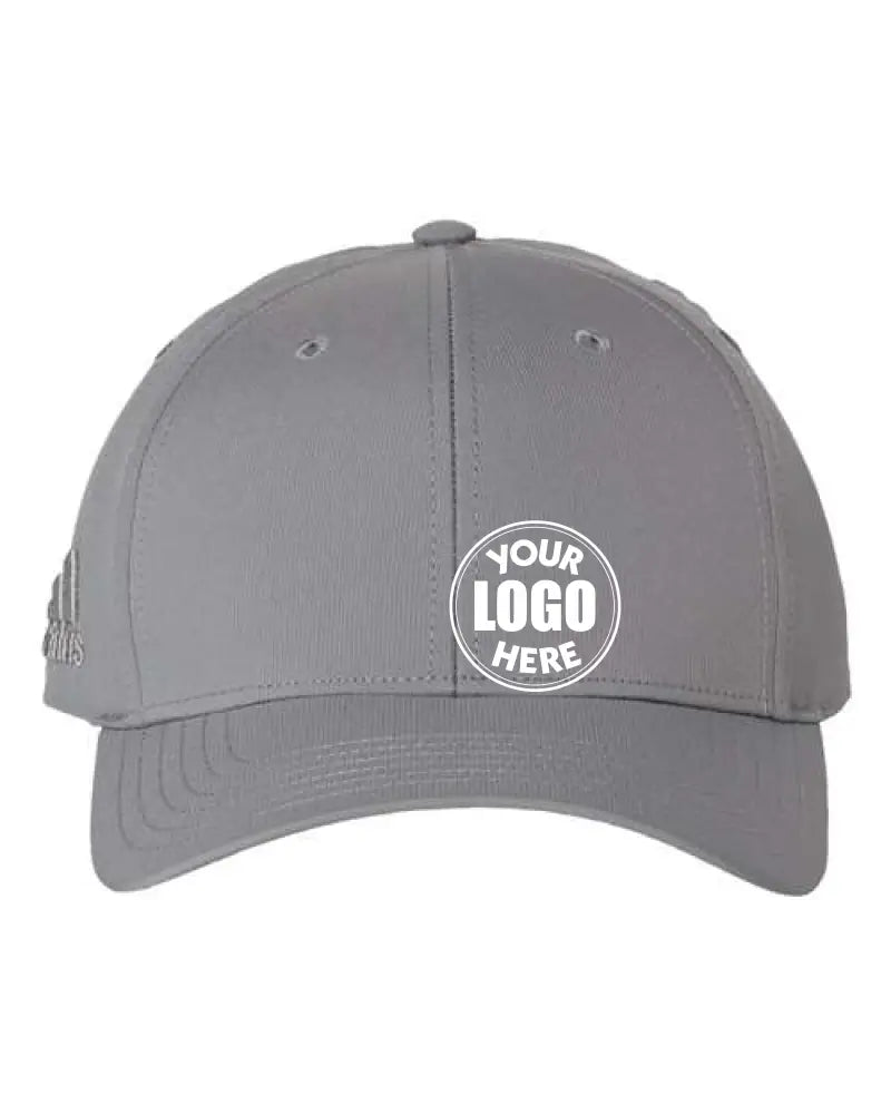 Poly Textured Performance Cap Grey One Size Adidas Headwear