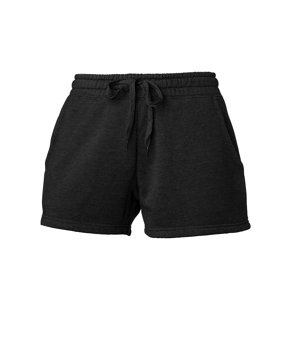 PRM20SRT - Women's California Wave Wash Sweatshort Black BOTTOMS CALI WAVE WASH COTTON / POLYESTER INDEPENDENT PREMIUM SHORT SPECIAL BLEND WOMAN WOMEN