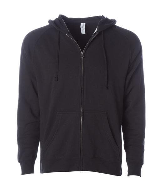 PRM33SBZ - Unisex Special Blend Zip Hooded Sweatshirt Black