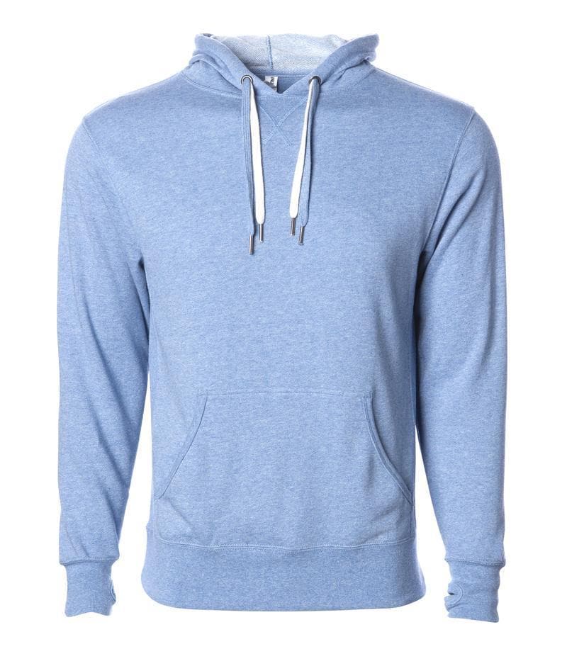 PRM90HT Unisex Heather French Terry Hooded Pullover - Sky