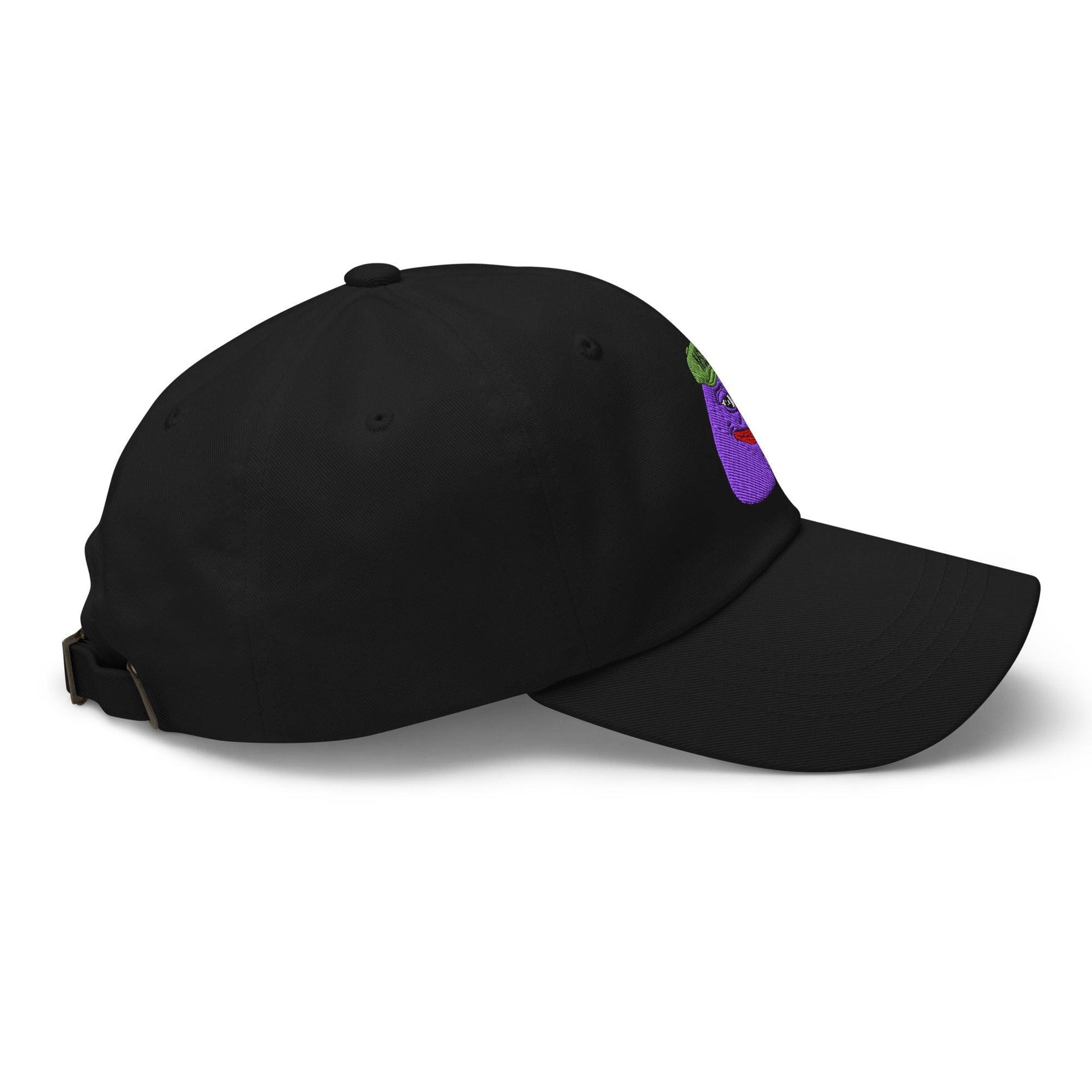$PURPE Purple Pepe Embroidered Dad Hat Capital Crowns Crypto Dad Hats Funny hat