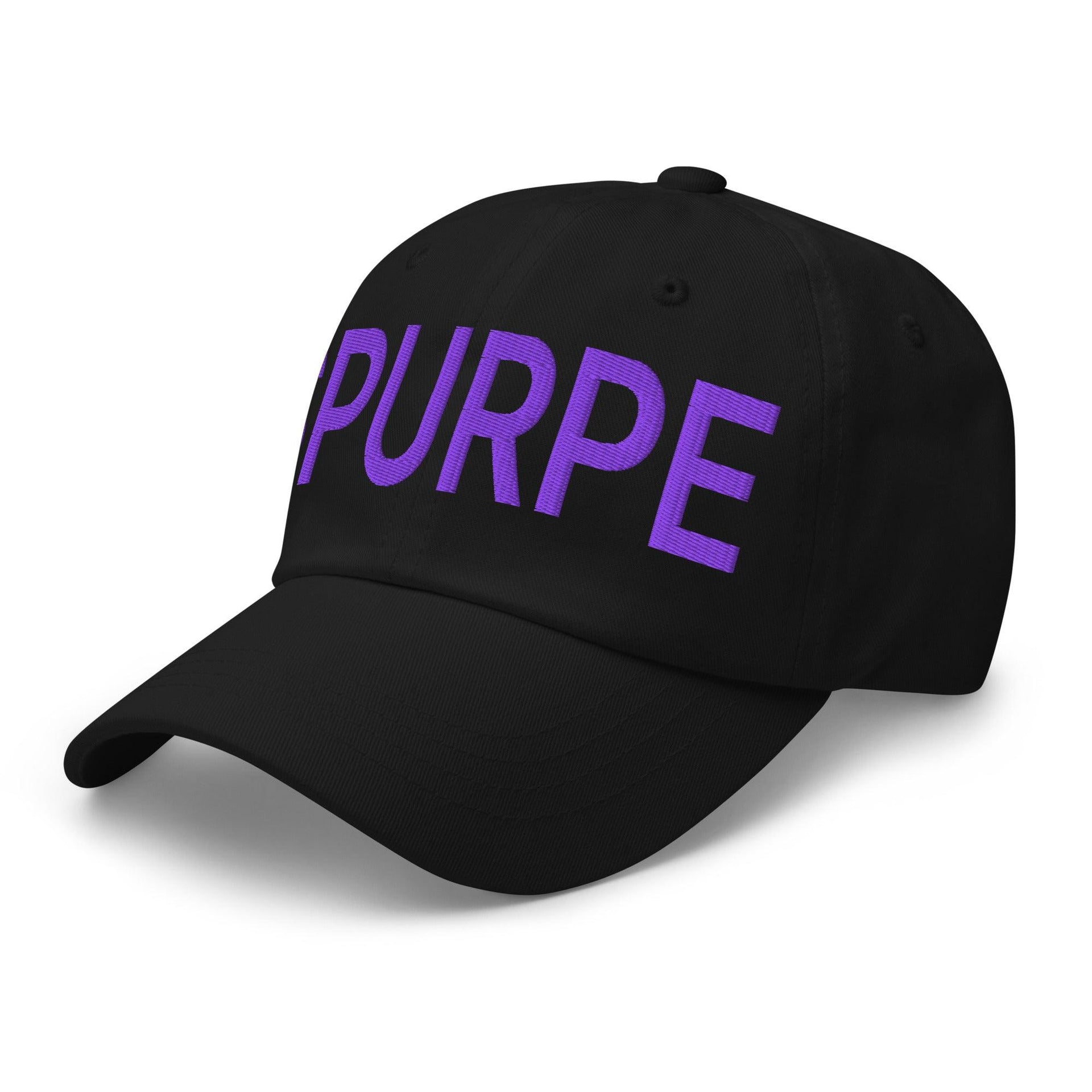 Purple Pepe $PURPE Embroidered Dad Hat Capital Crowns Crypto Dad Hats Funny