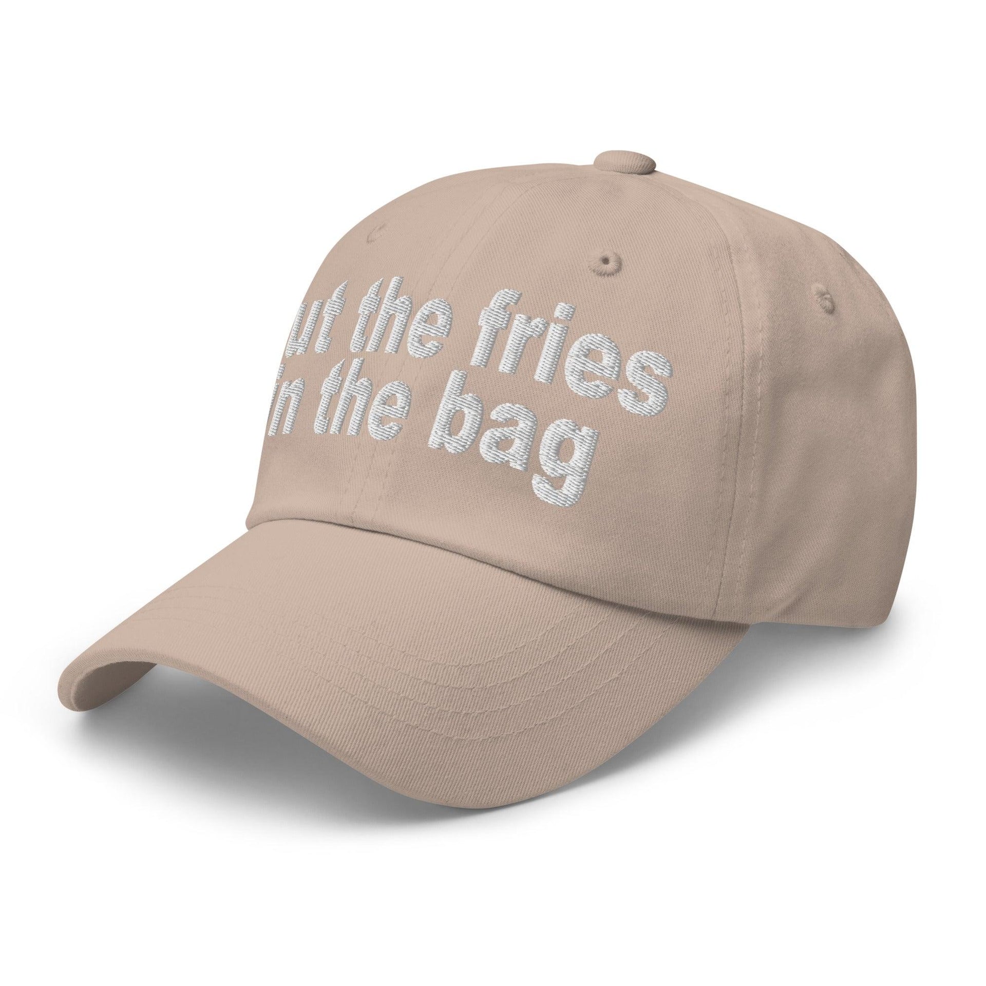 Put the Fries in the Bag Embroidered Dad Hat Capital Crowns Dad Hats Funny
