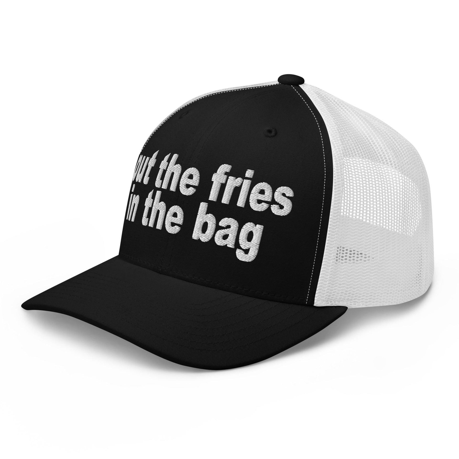 Put the Fries in the Bag Embroidered Mesh Trucker Hat Capital Crowns Funny Trucker Hats