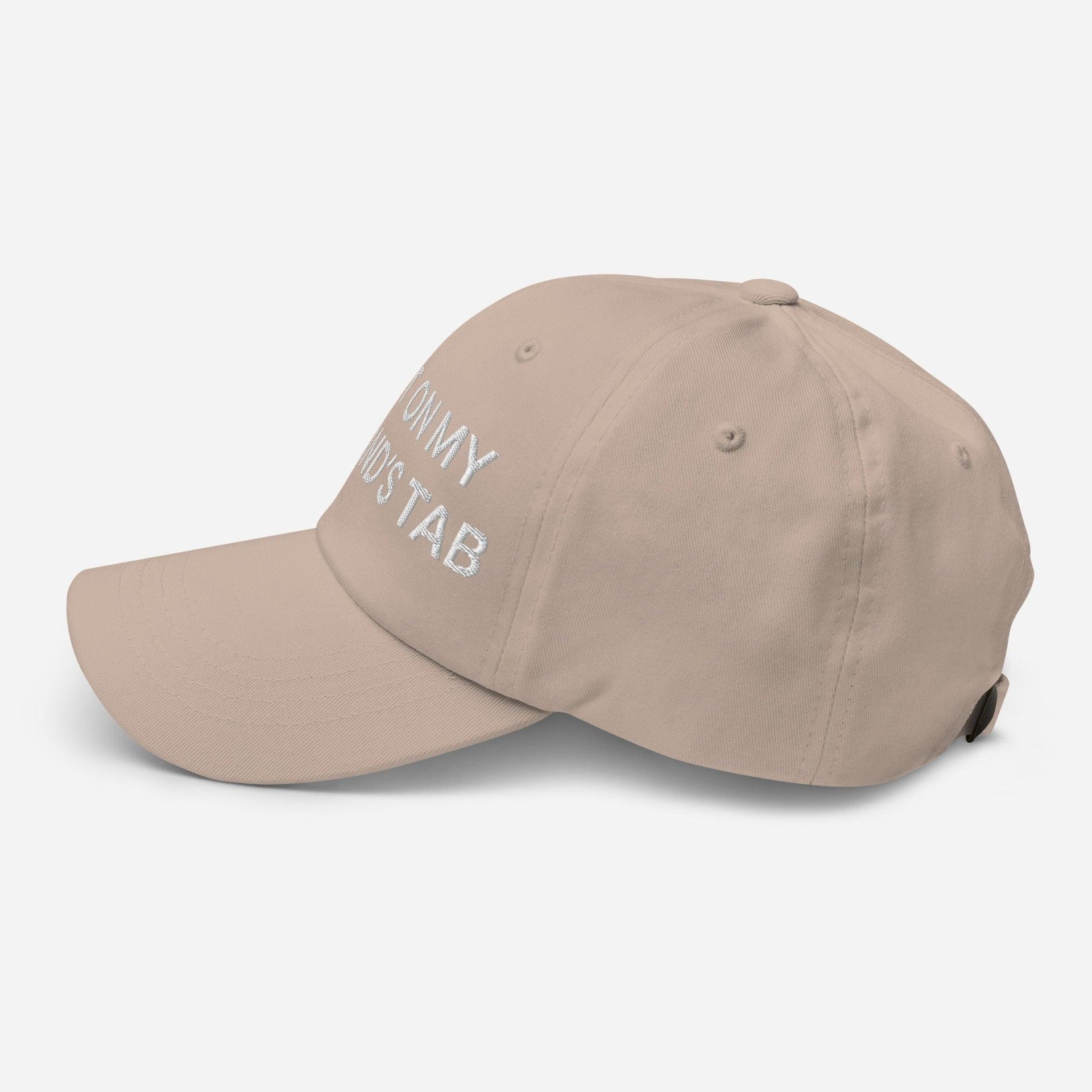 Put It on My Husband's Tab Embroidered Dad Hat Capital Crowns Dad Hats Funny
