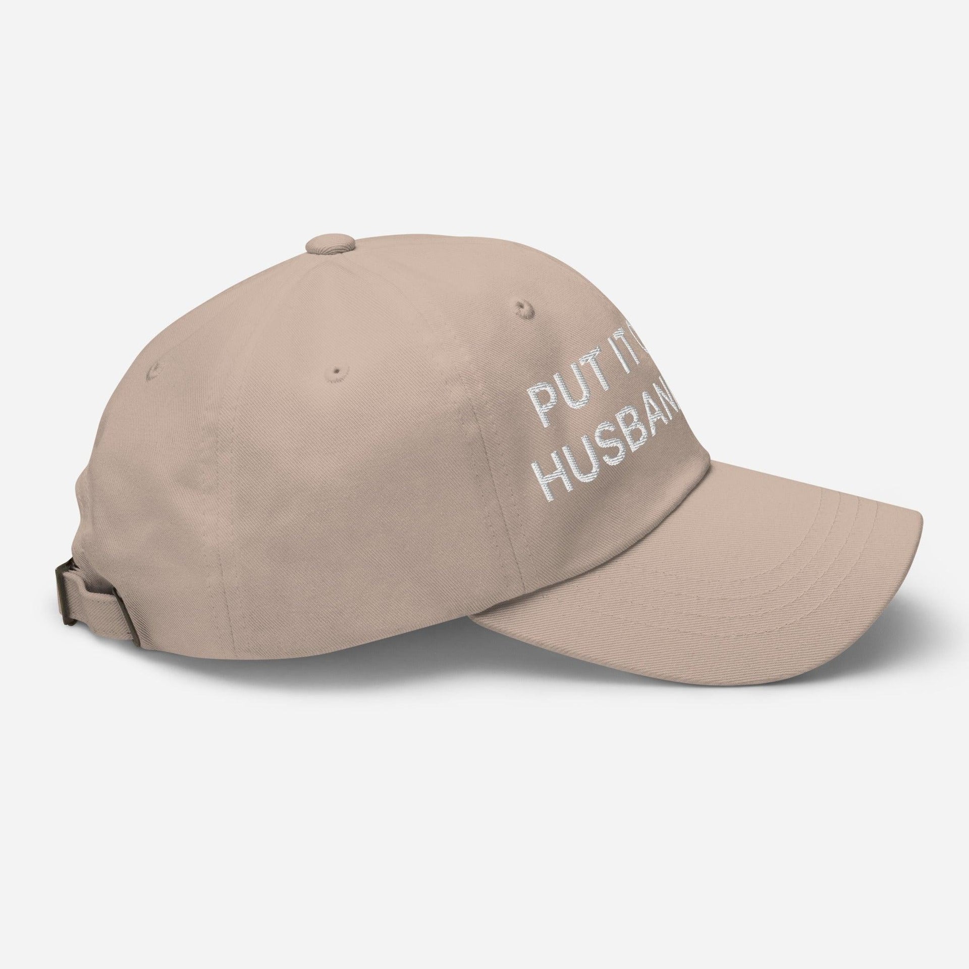 Put It on My Husband's Tab Embroidered Dad Hat Capital Crowns Dad Hats Funny
