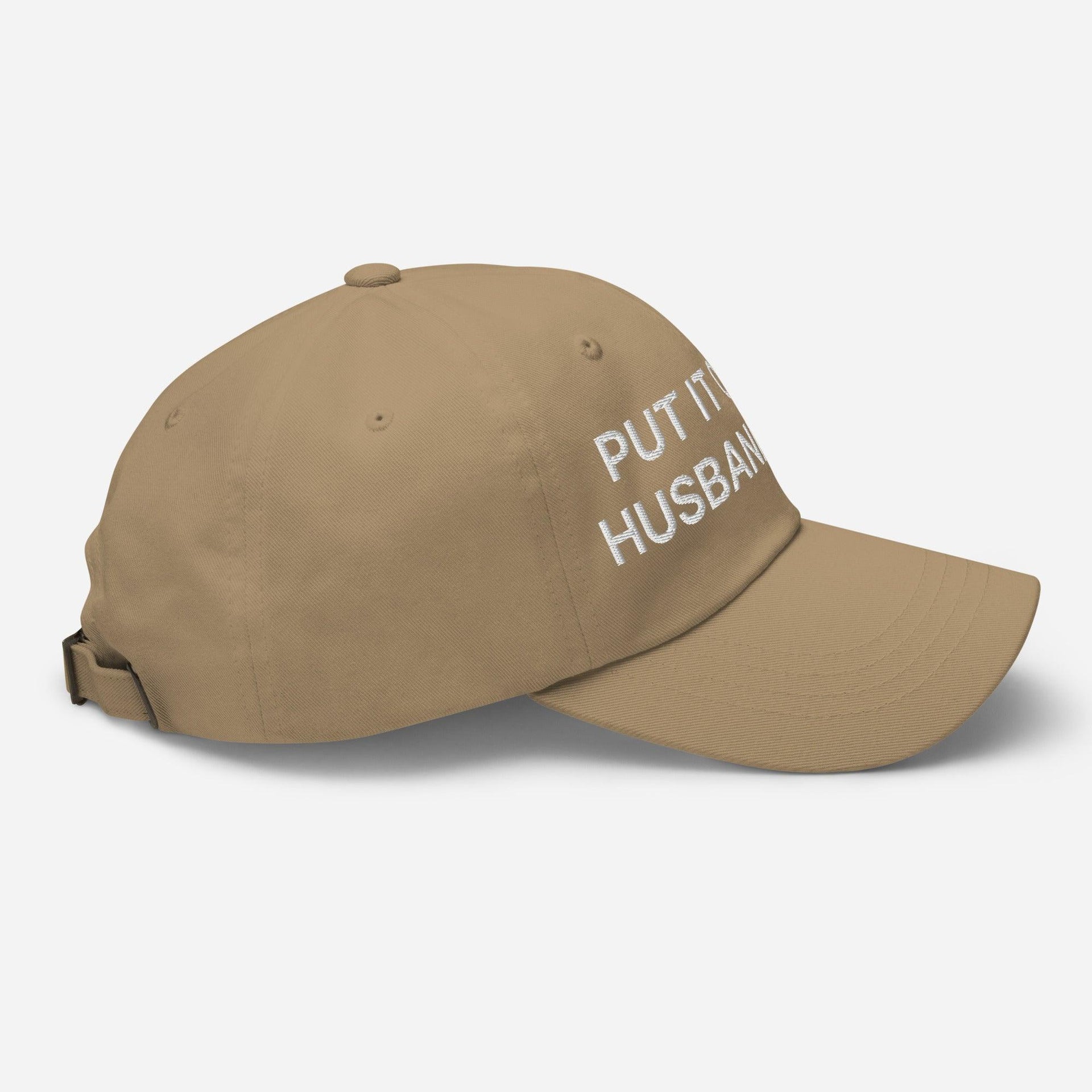 Put It on My Husband's Tab Embroidered Dad Hat Capital Crowns Dad Hats Funny