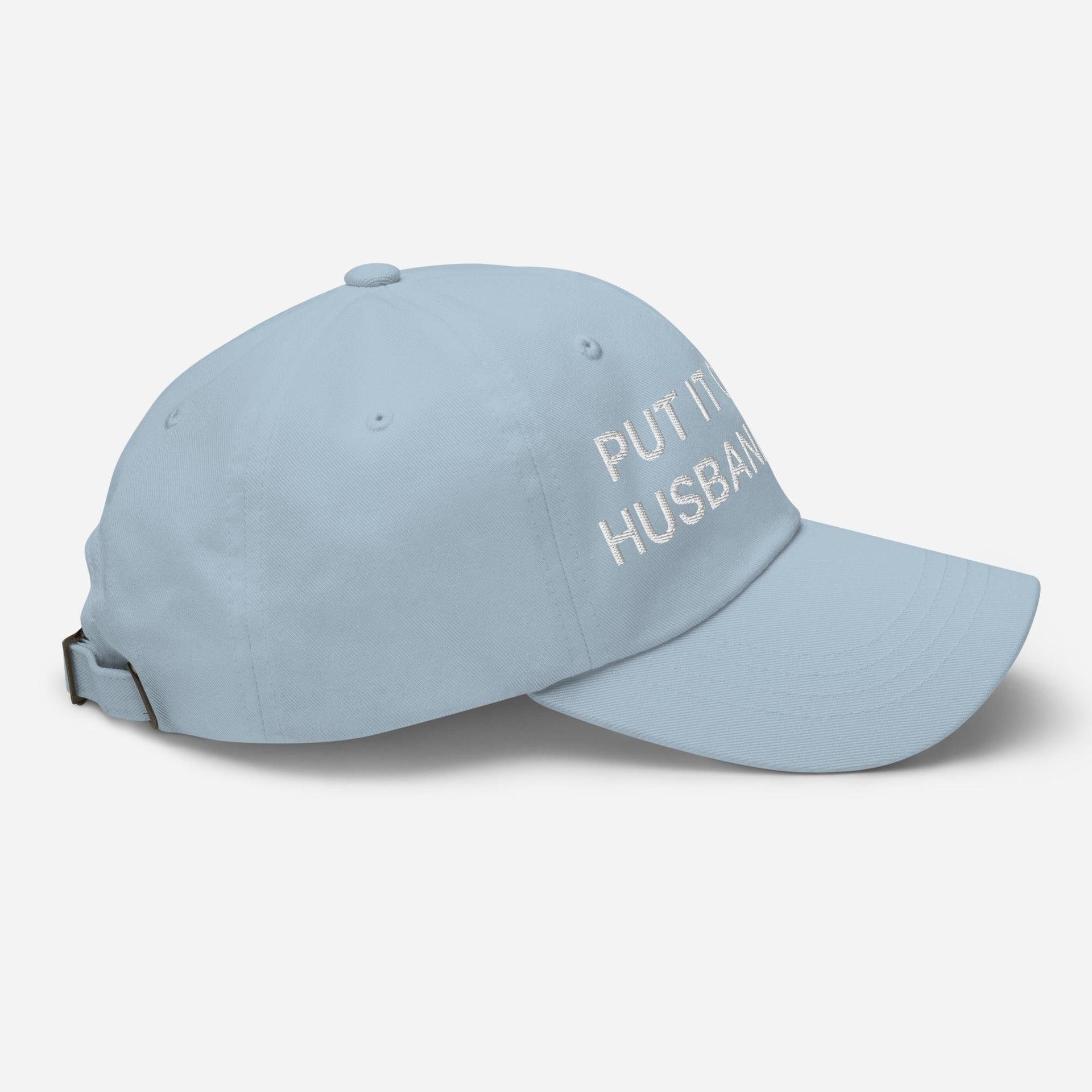 Put It on My Husband's Tab Embroidered Dad Hat Capital Crowns Dad Hats Funny