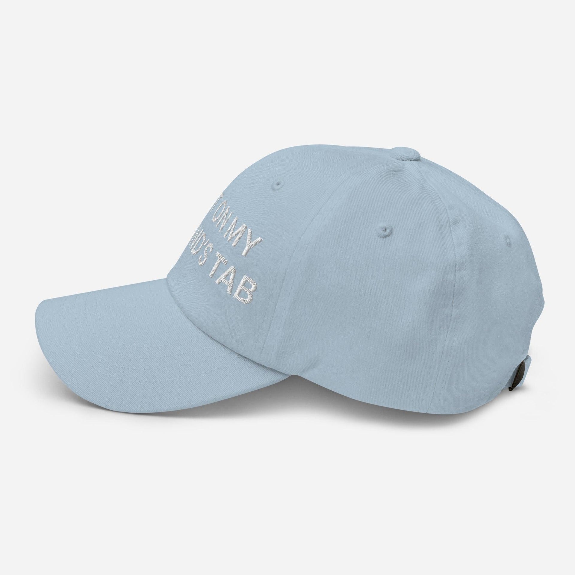 Put It on My Husband's Tab Embroidered Dad Hat Capital Crowns Dad Hats Funny