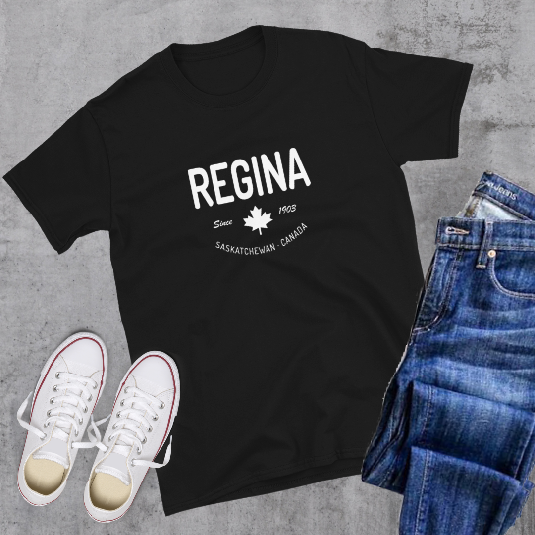 Regina Since 1903 Tee Black Canadian City Apparel