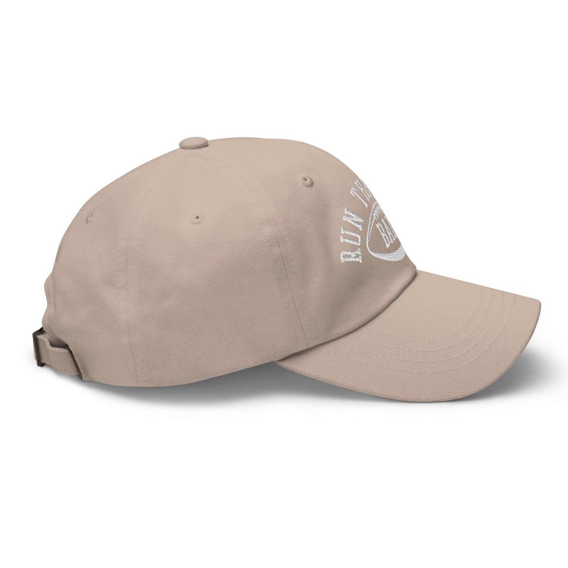Run The Damn Ball Embroidered Dad Hat Capital Crowns Dad Hats Football