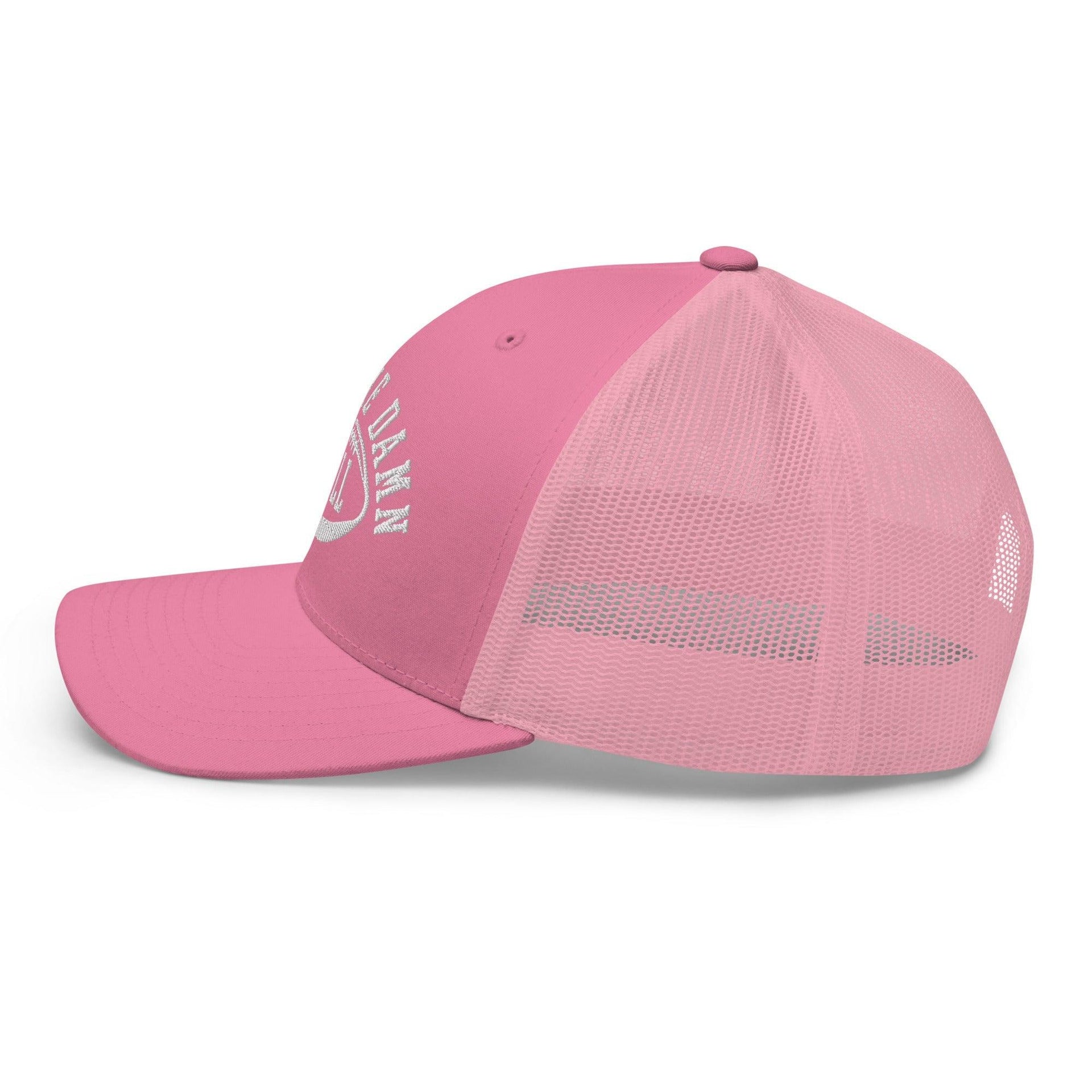 Run The Damn Ball Embroidered Mesh Trucker Hat Capital Crowns Football Trucker Hats