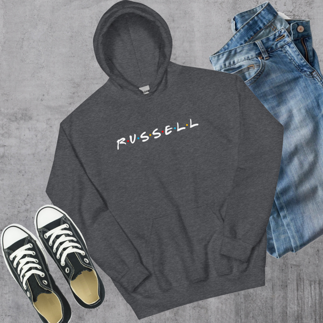 Russell Friends Hoodie Dark Heather Canadian City Apparel