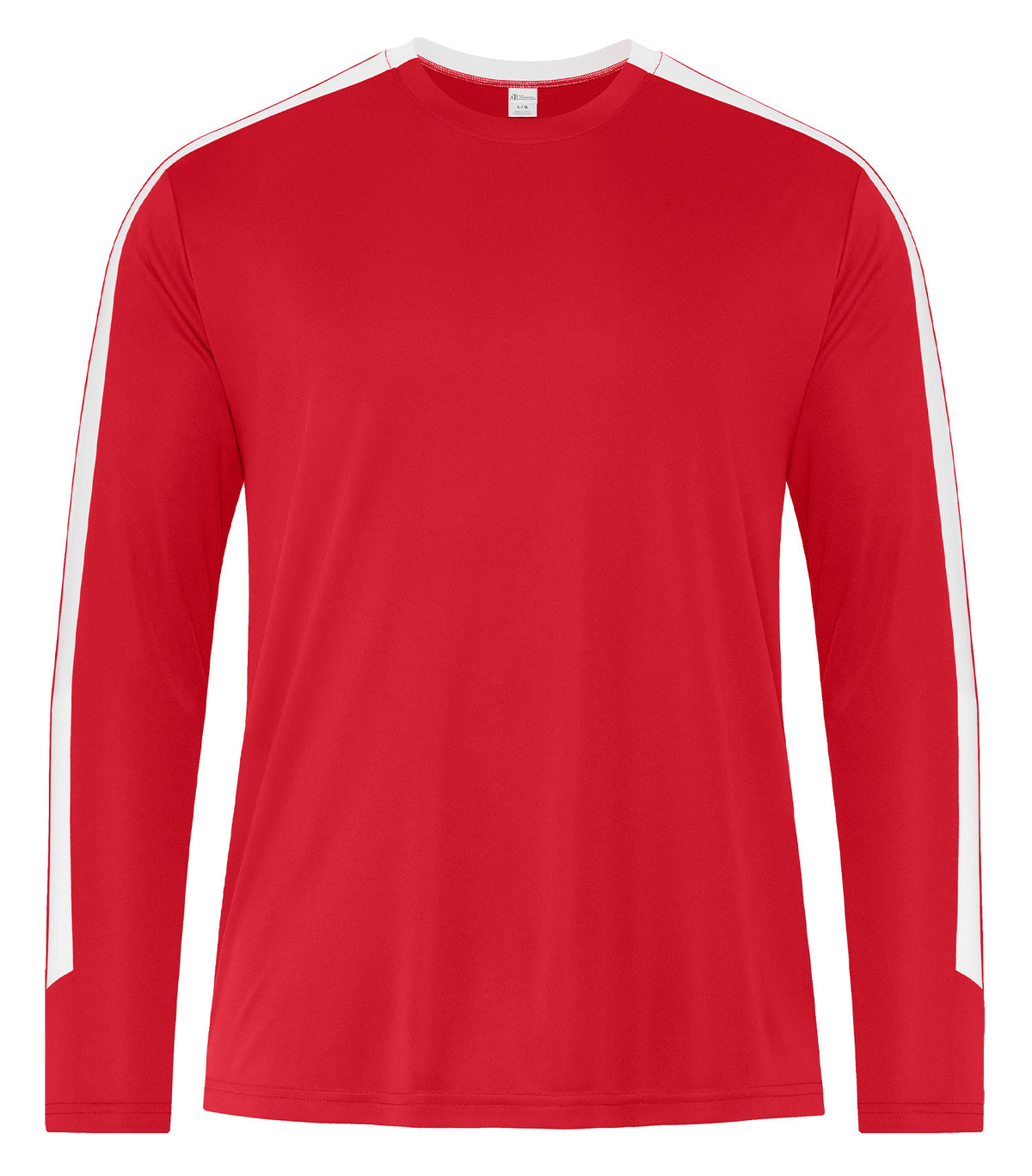 ATC S3550LS, Pro Club Long Sleeve Tee, True Red/White