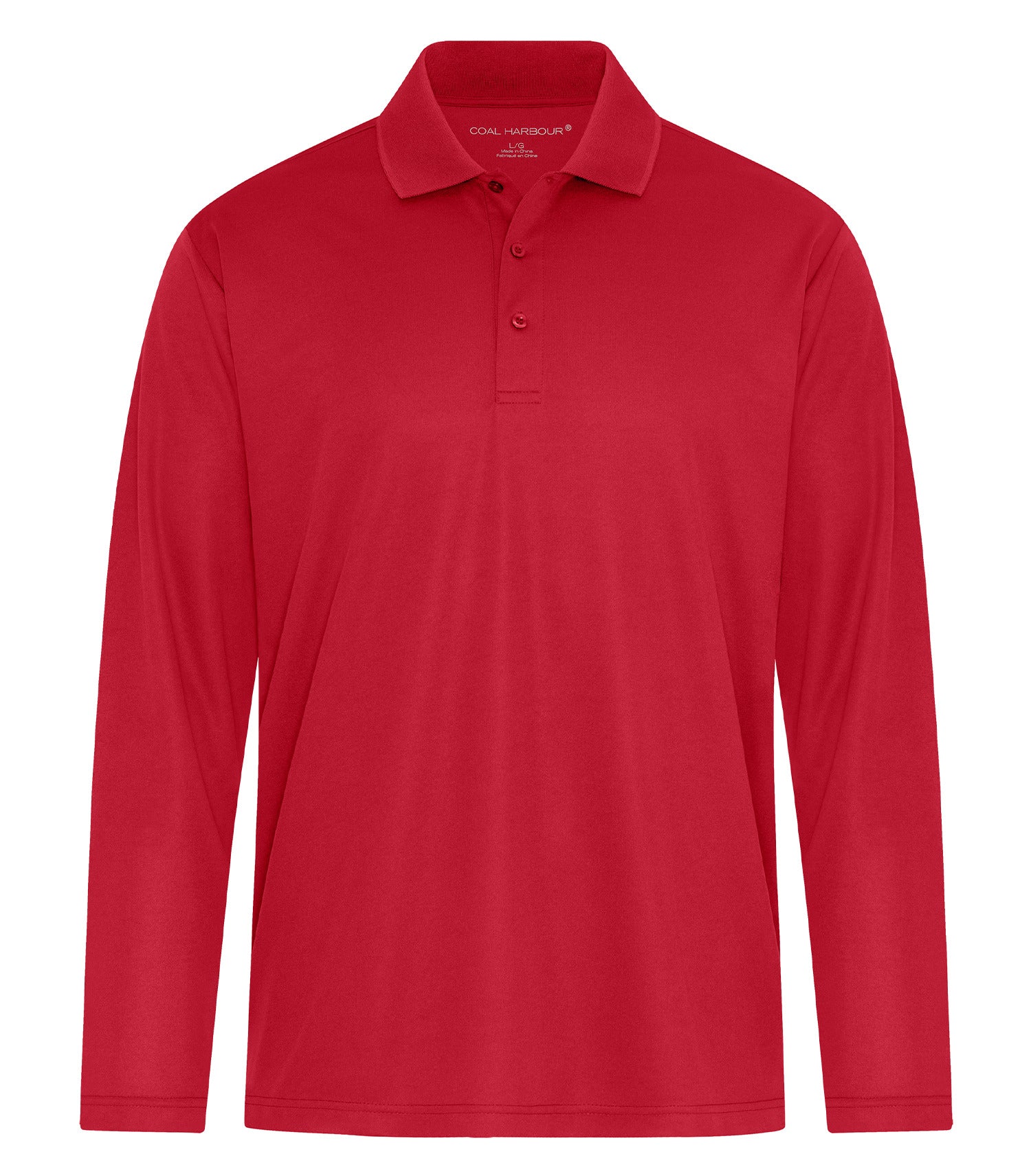 CoalHarbour - COAL HARBOUR&reg; EVERYDAY SNAG RESISTANT LONG SLEEVE POLO. - S365LS Red CoalHarbour S365LS