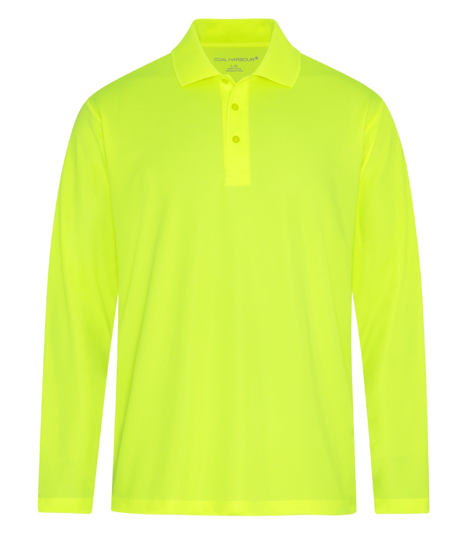 CoalHarbour - COAL HARBOUR&reg; EVERYDAY SNAG RESISTANT LONG SLEEVE POLO. - S365LS Safety Yellow CoalHarbour S365LS