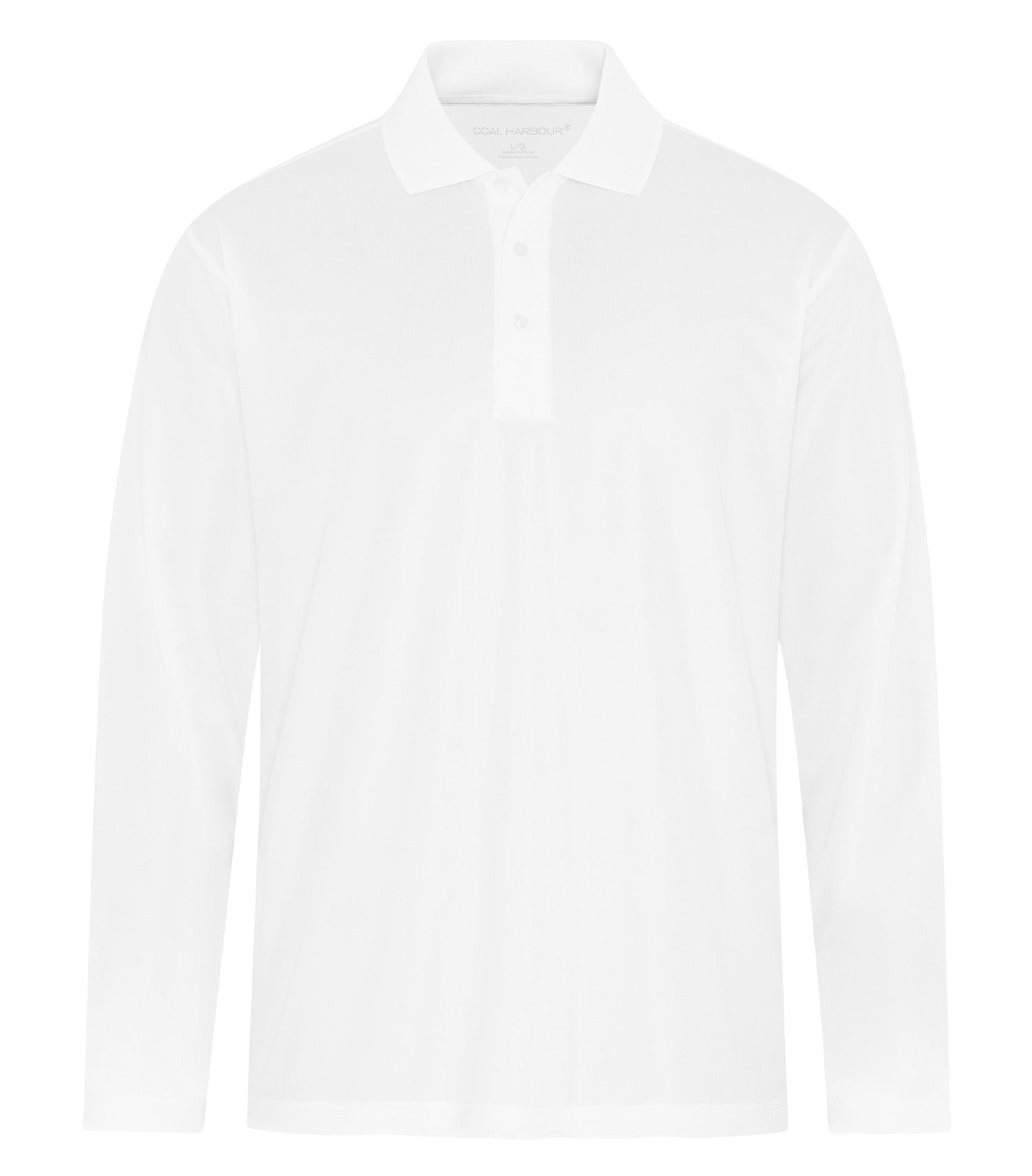 CoalHarbour - COAL HARBOUR&reg; EVERYDAY SNAG RESISTANT LONG SLEEVE POLO. - S365LS White CoalHarbour S365LS