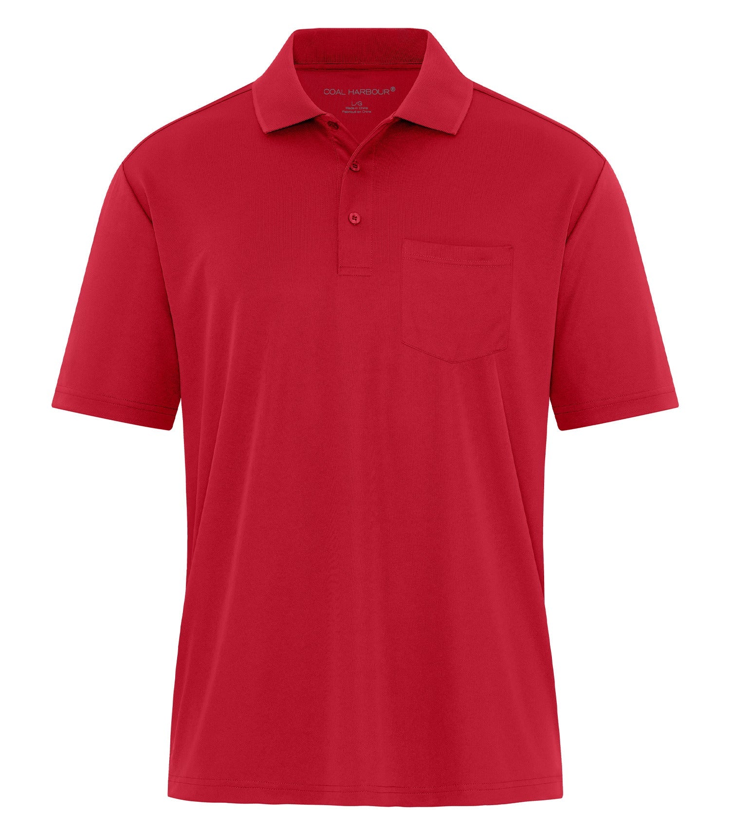 CoalHarbour - COAL HARBOUR&reg; EVERYDAY SNAG RESISTANT POCKET POLO. - S365P Red CoalHarbour S365P