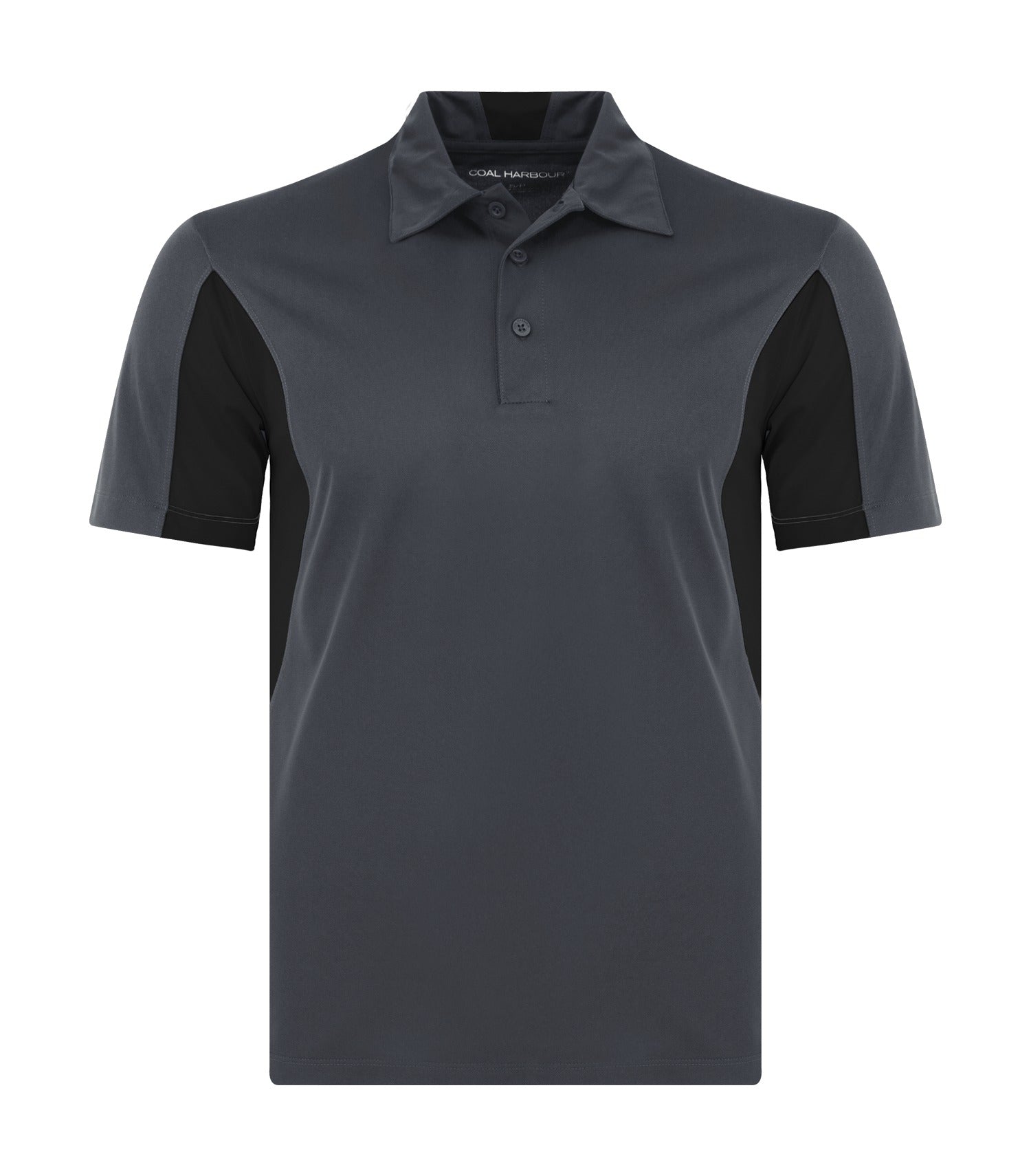CoalHarbour - COAL HARBOUR® SNAG RESISTANT COLOUR BLOCK POLO. - S4001 Iron Grey Black CoalHarbour S4001