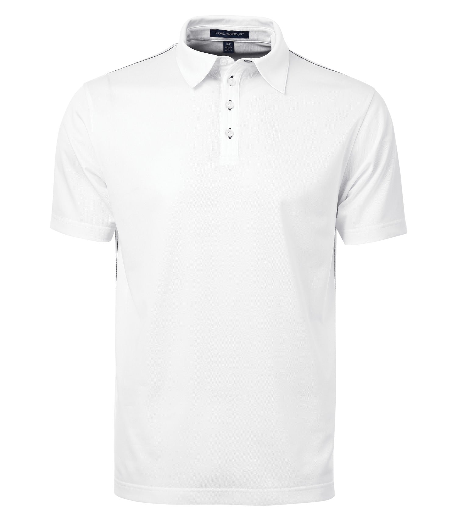 CoalHarbour - DISCONTINUED COAL HARBOUR® SNAG RESISTANT CONTRAST STITCH POLO. - S4006 White Iron Grey CoalHarbour S4006