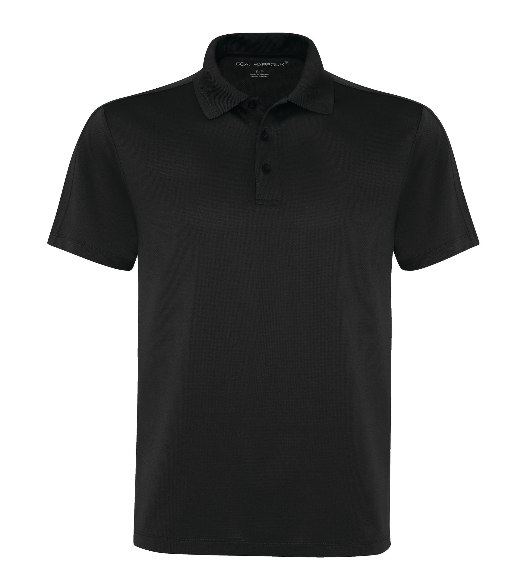 CoalHarbour - COAL HARBOUR® CITY TECH SNAG RESISTANT POLO. - S4015 Black CoalHarbour S4015