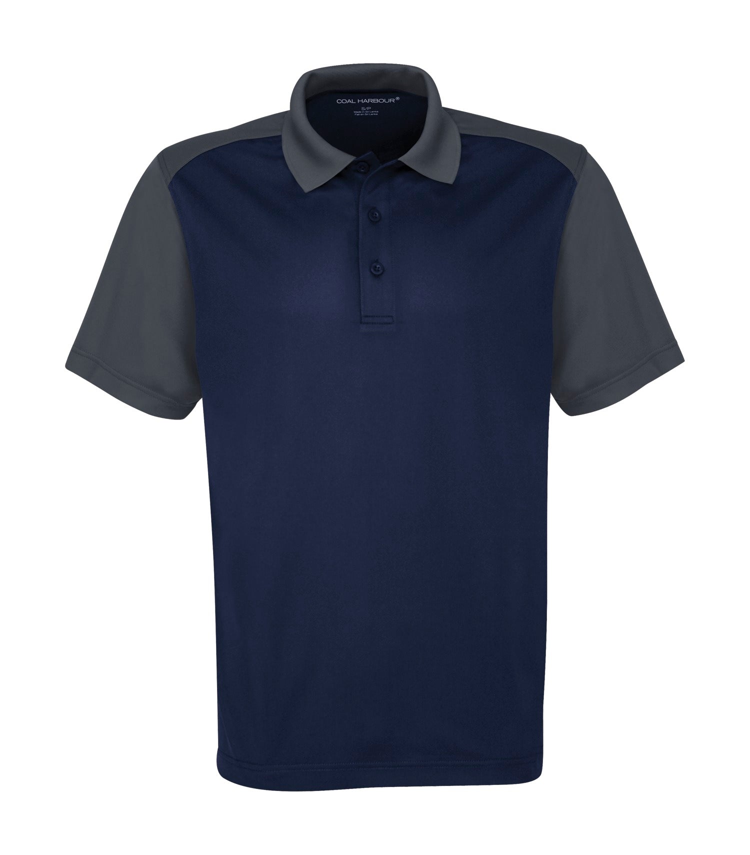 CoalHarbour - DISCONTINUED COAL HARBOUR® SNAG RESISTANT CREW POLO. - S4017 True Navy Iron Grey CoalHarbour S4017