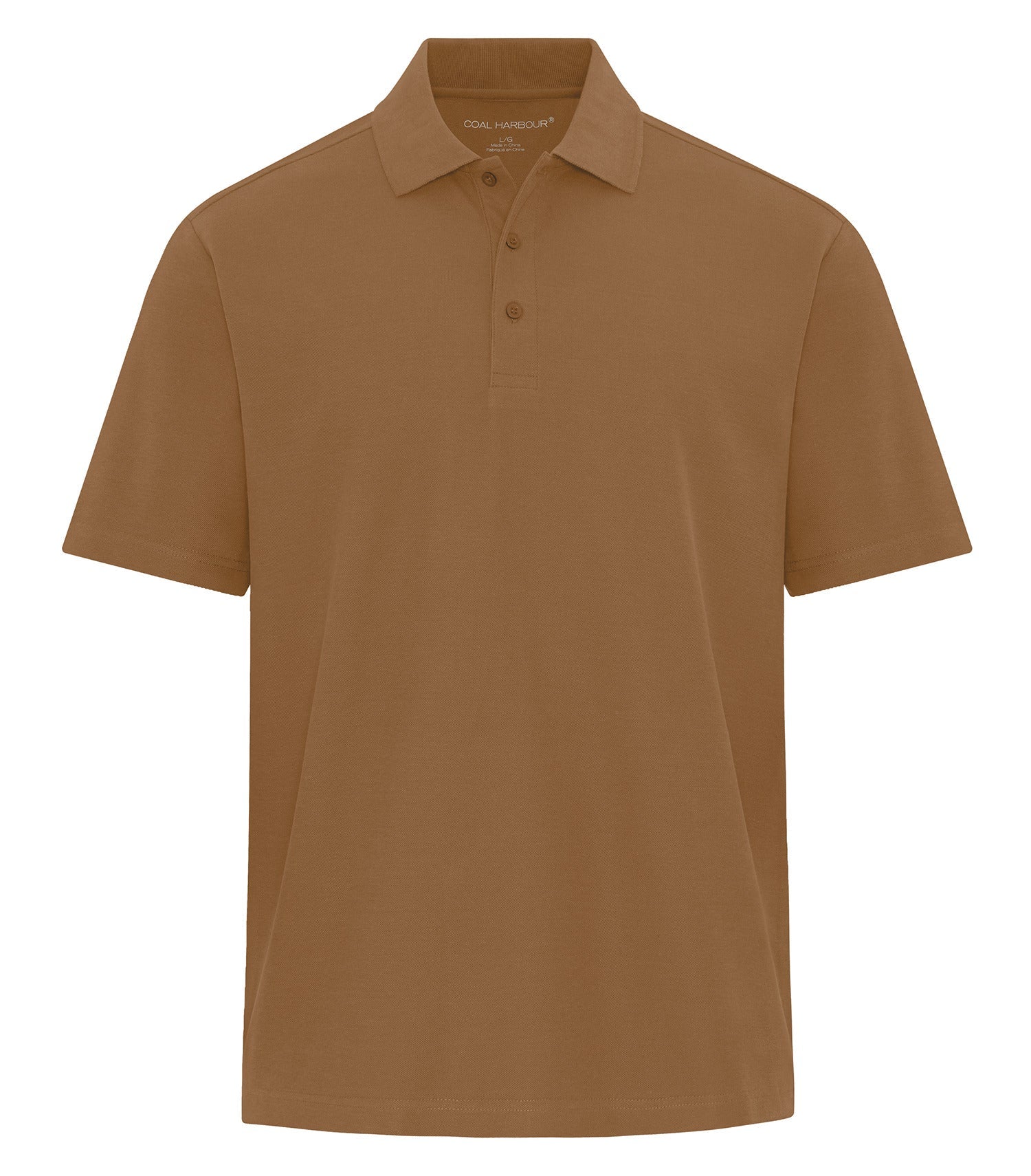 CoalHarbour - COAL HARBOUR&reg; EVERYDAY CVC POLO. - S4047 Duck Brown CoalHarbour S4047