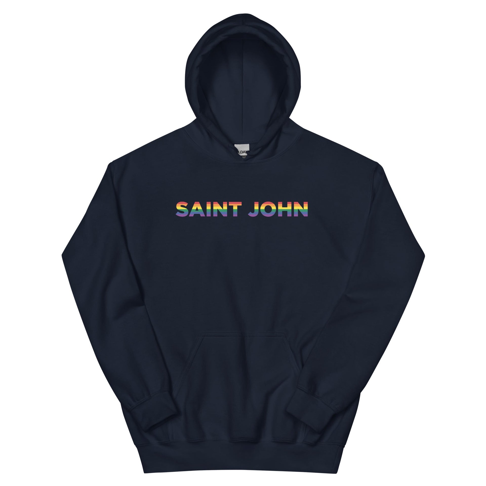 Saint John Pride Hoodie Navy Canadian City Apparel