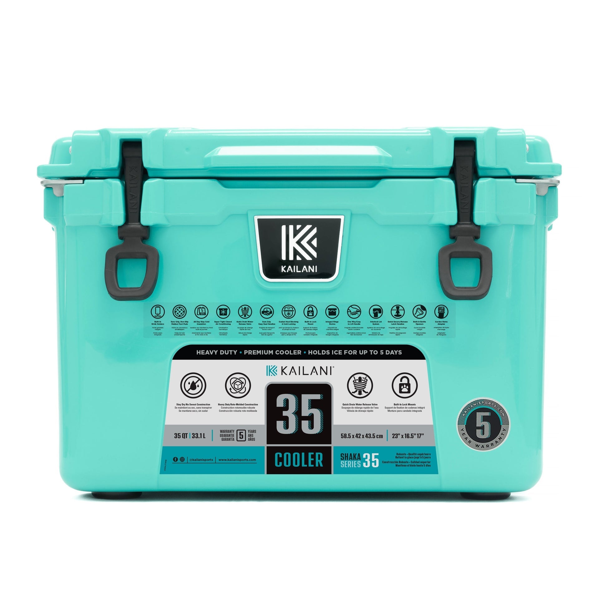 SHAKA 35 Cooler Mint FULL MSRP KAILANI SHAKA