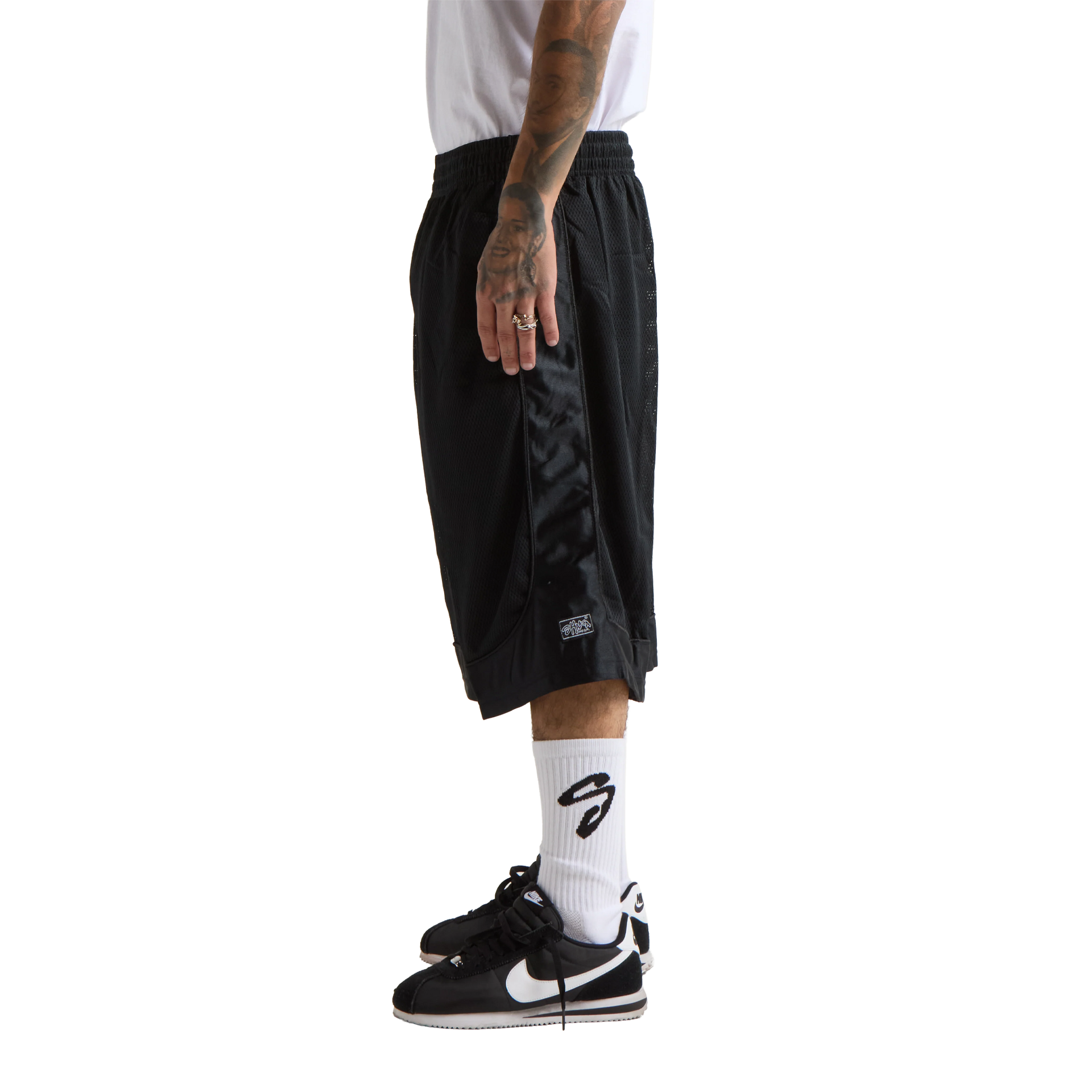 Basketball Mesh Shorts BAGGY LOOSE MEN MESH newarrivals OVERSIZED POLYESTER Shaka Wear