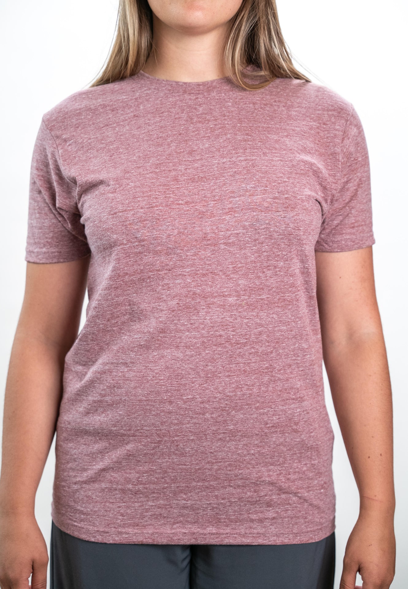 47317 - Men's Snow Tee Wine CLOSEOUT COTTON / POLYESTER FITTED Lightweight MEN MEN TEE ON SALE OPTIMA Optima Close Out REGULAR tearaway TEE TEES tshirts