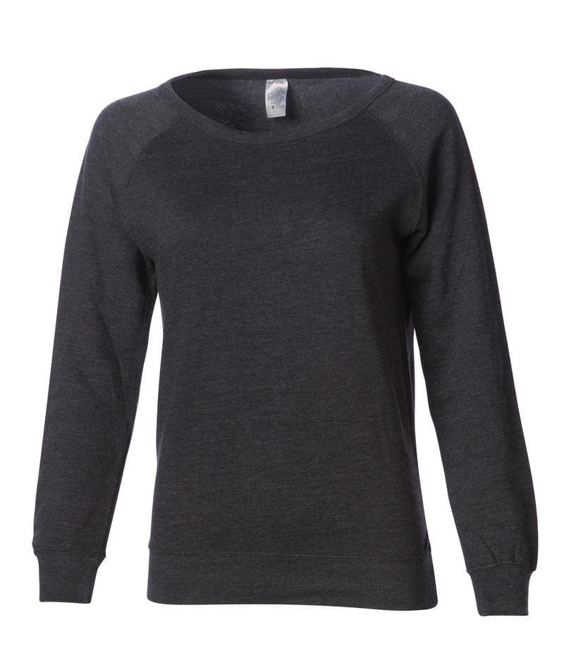 SS240 Women’s Lightweight Crew Neck - Charcoal Heather