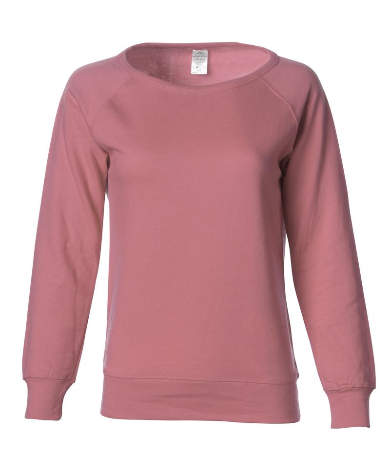 SS240 Women’s Lightweight Crew Neck - Dusty Rose / XS CREWS