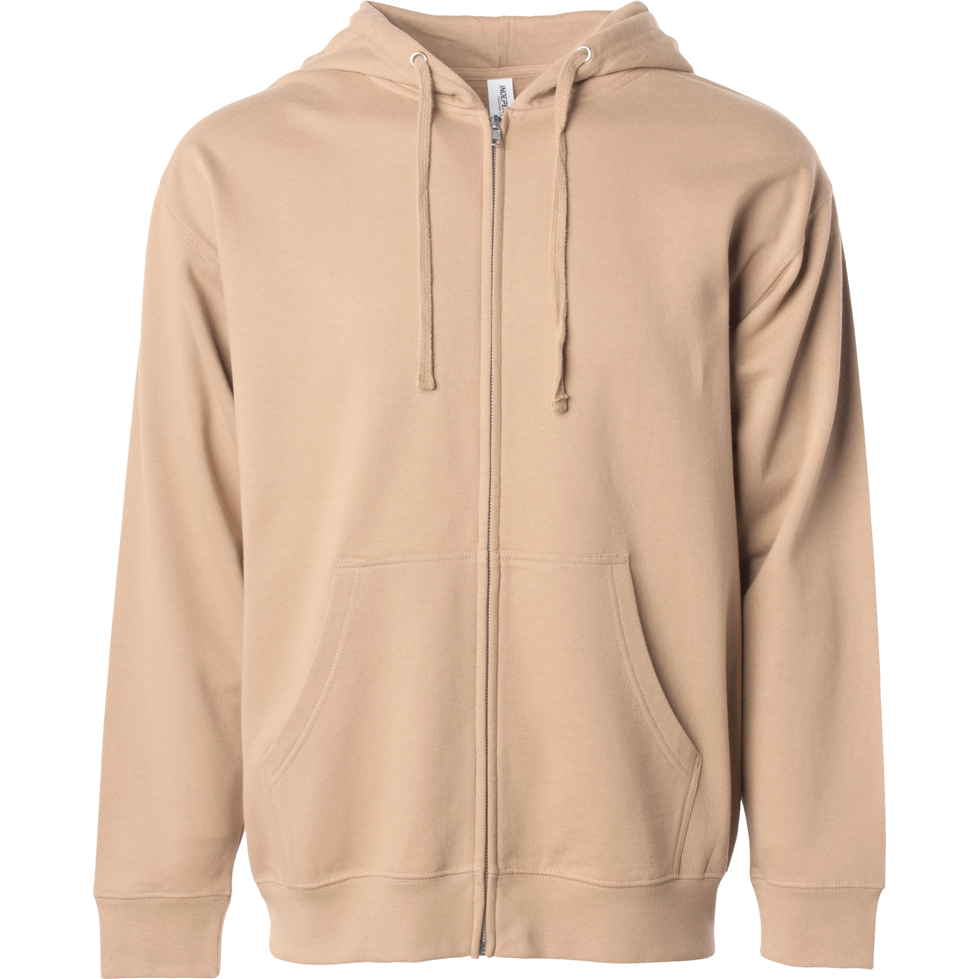 SS4500Z - Midweight Zip Hooded Sweatshirt 4500 BASIC FLEECE COTTON / POLYESTER fleece Hood INDEPENDENT MEN MIDWEIGHT REGULAR shsdchildproduct ss SS45 SS4500 sss standard STANDARD SUPPLY tearaway