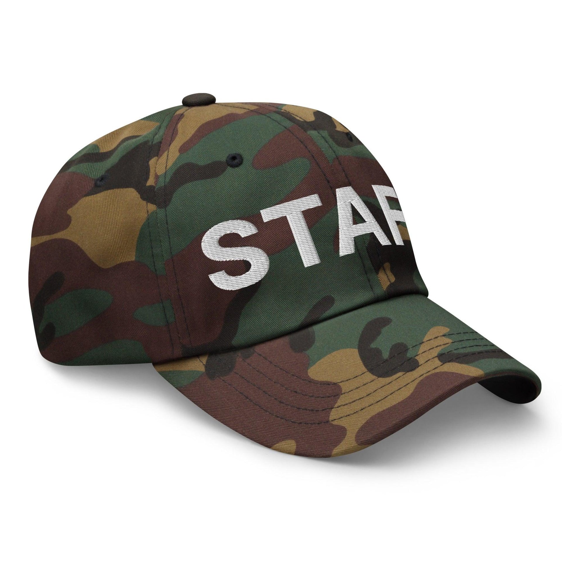Staff Uniform Work Embroidered Dad Hat Capital Crowns Dad Hats Work