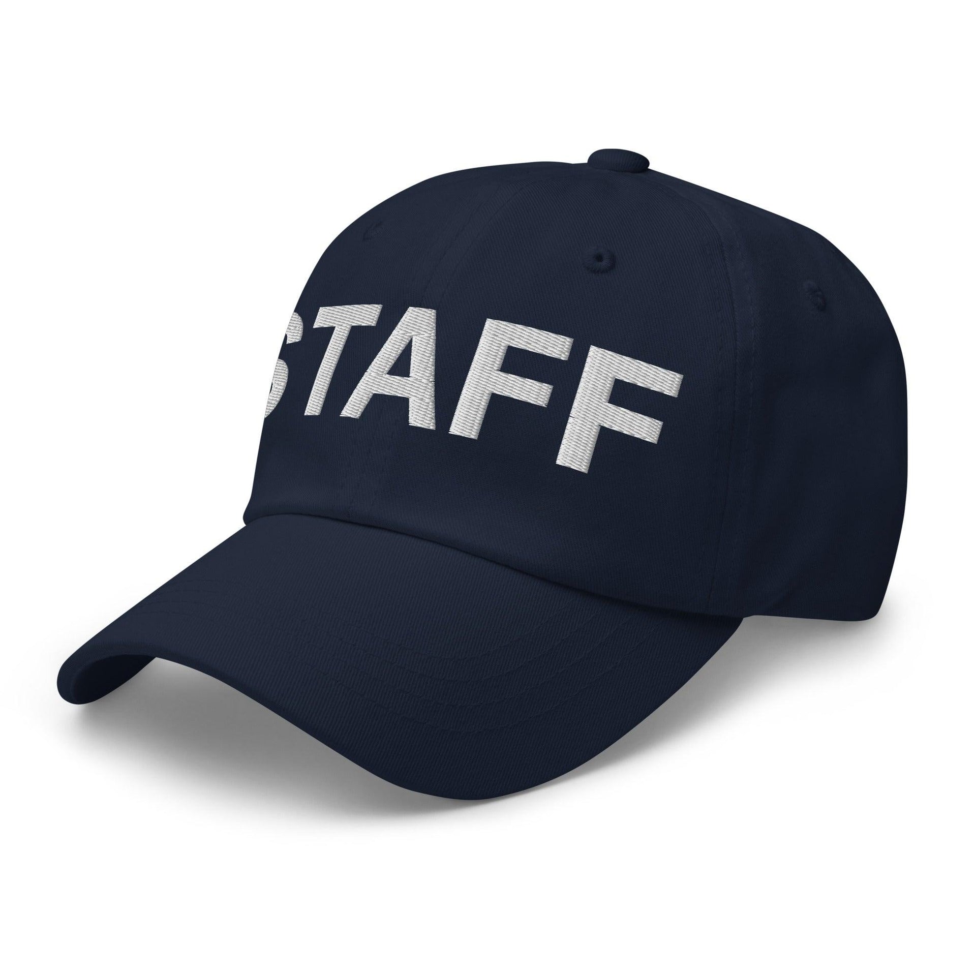 Staff Uniform Work Embroidered Dad Hat Capital Crowns Dad Hats Work