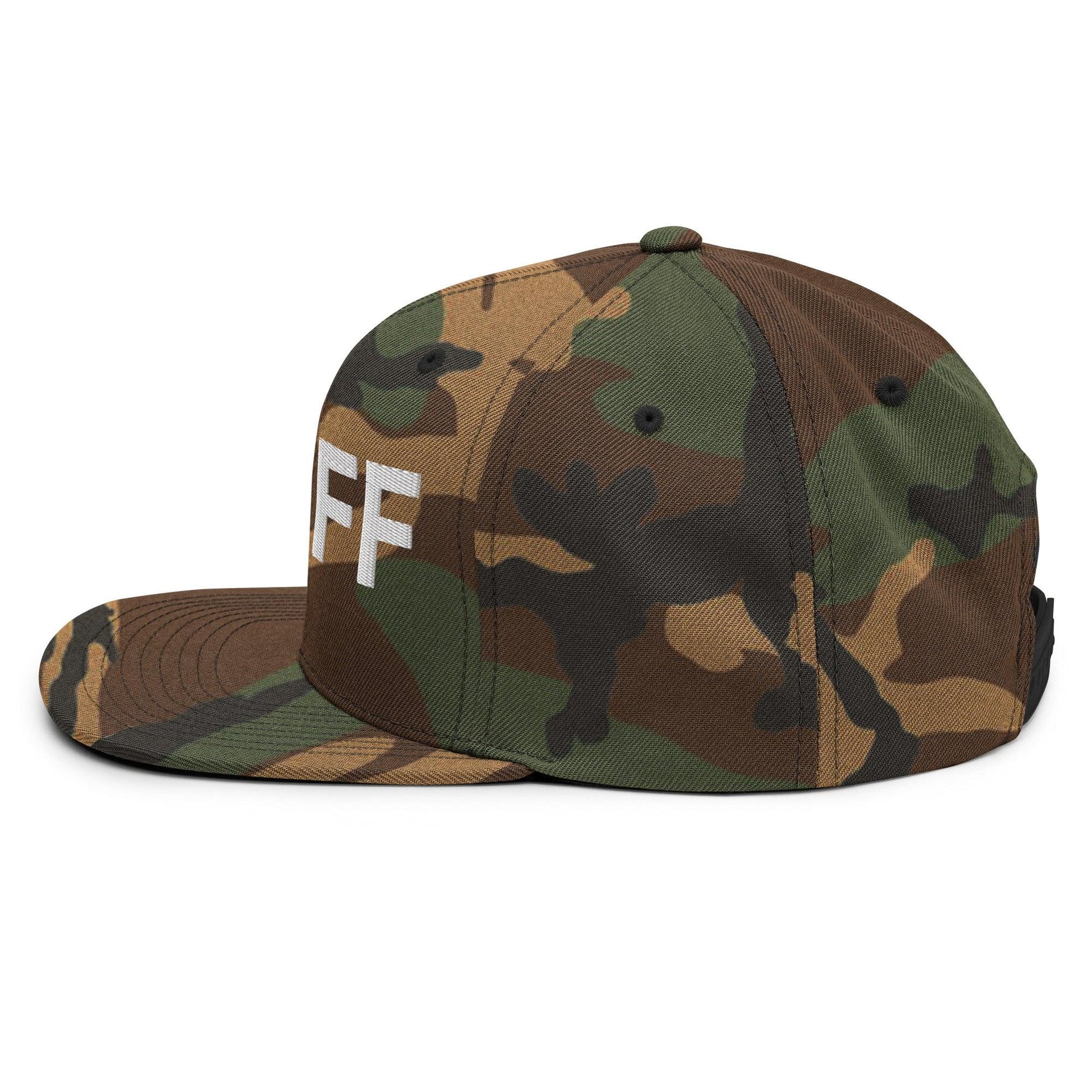 Staff Uniform Work Embroidered Flat Bill Brim Snapback Hat Capital Crowns Snapback Hats Work