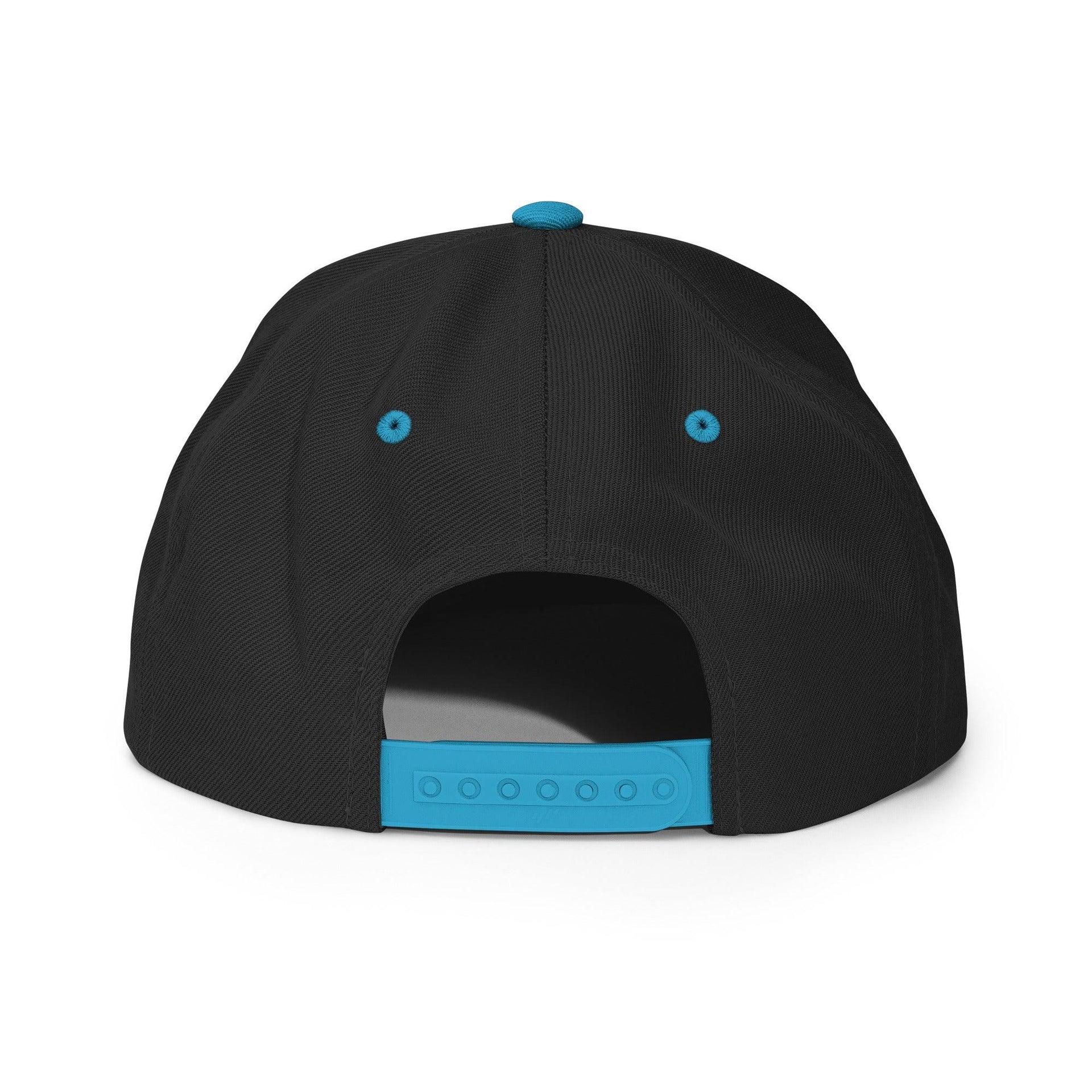 Staff Uniform Work Embroidered Flat Bill Brim Snapback Hat Capital Crowns Snapback Hats Work