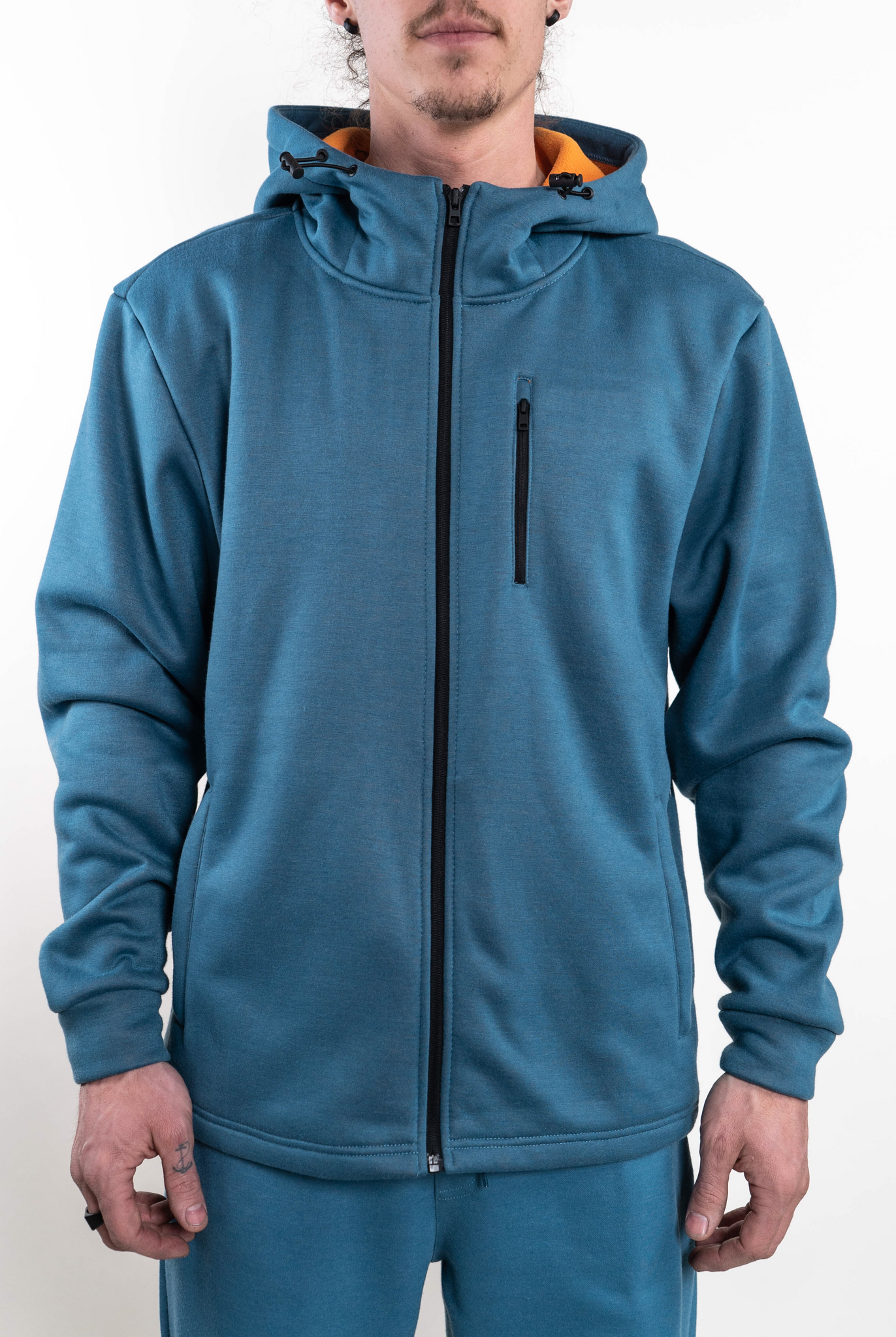 STFZH01 - Basecamp Jacket Blue Heather / XS ZIPS