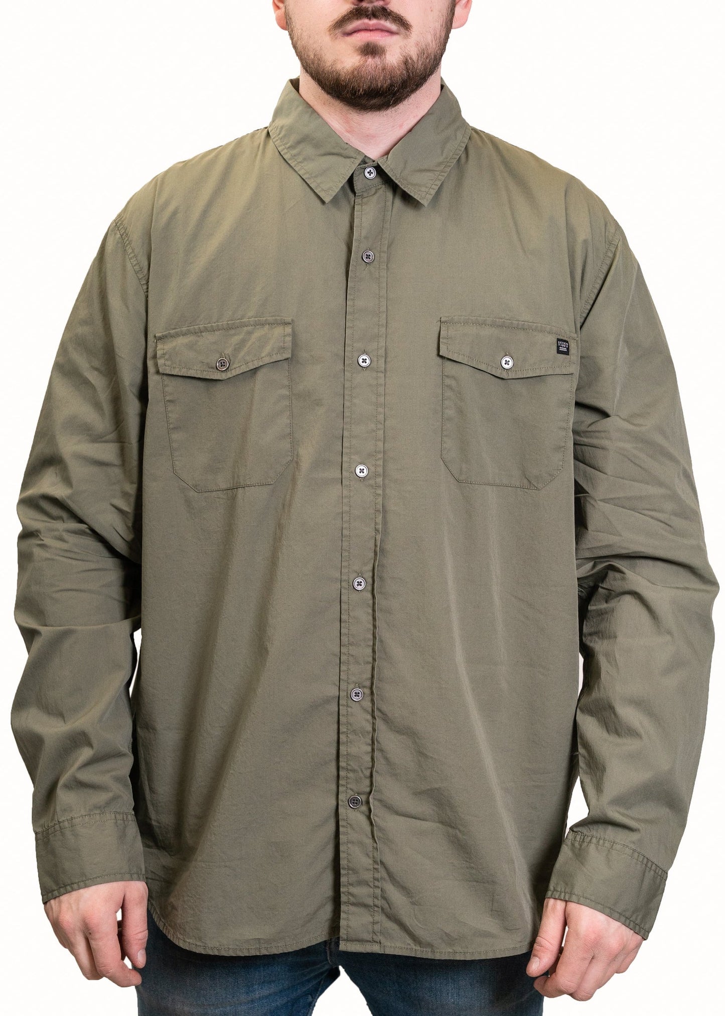 STLSBD01 - Brigade Olive FALL/HOLIDAY SEVEN TIDES SHIRT