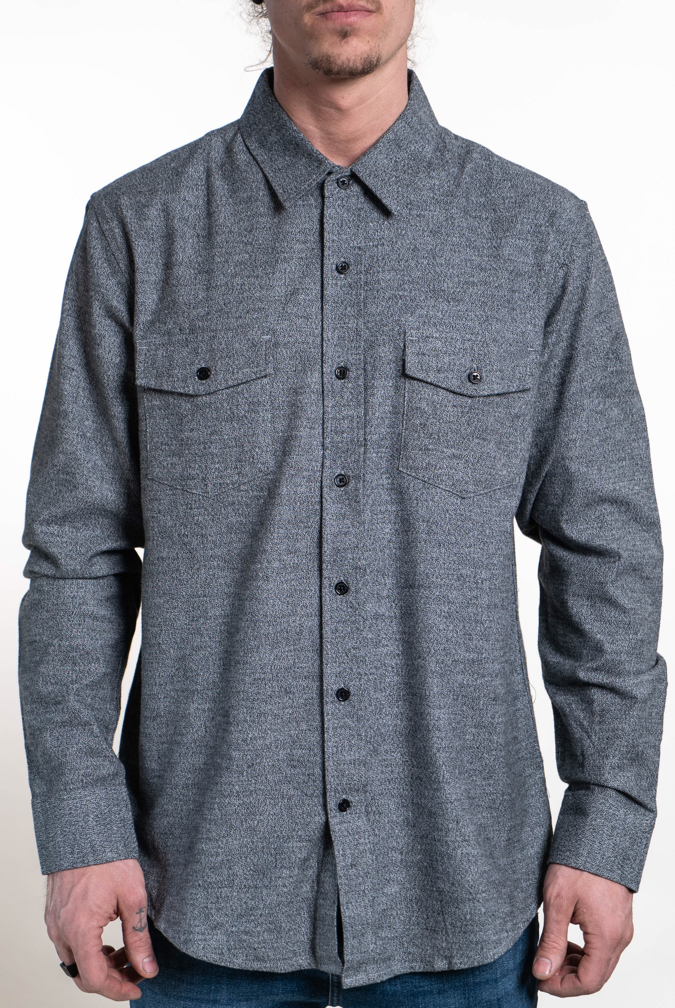 STLSF32 - Crowley Light Grey / XS FLANNELS