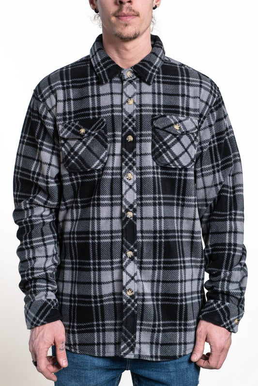 STLSF44 - Ridgeline Polar Fleece Flannel Black / XS FLANNELS