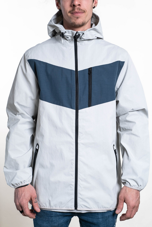 STLSJ09 - South Point Tech Jacket Light Grey / XS ZIPS