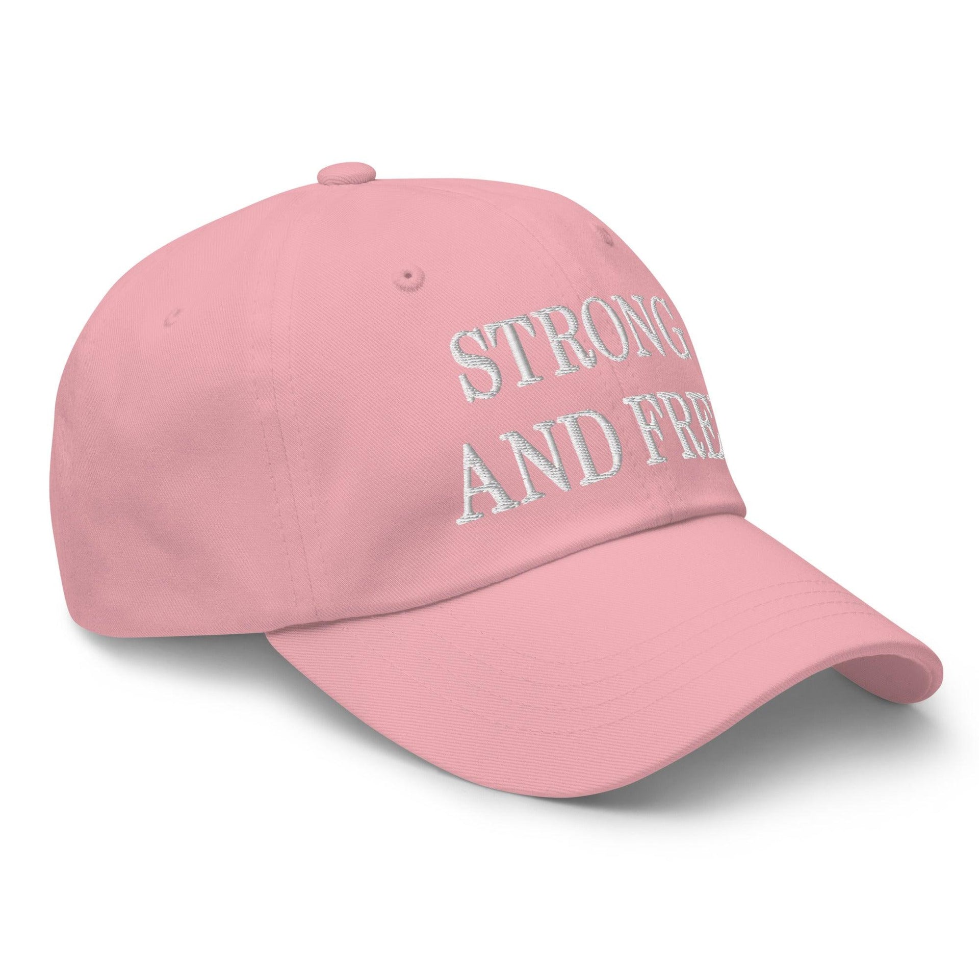 Strong and Free Embroidered Dad Hat Canada Capital Crowns Dad Hats