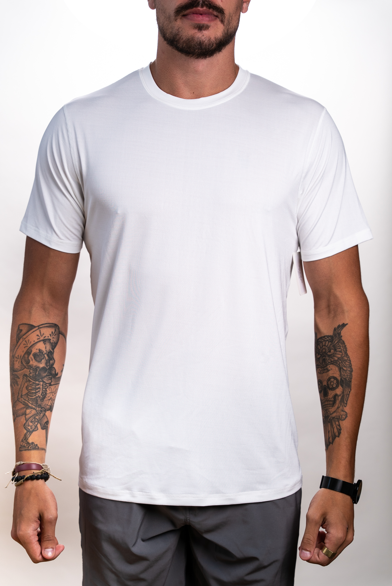 STSSTT09 - Tech Slub SS tee White / S Shirts & Tops