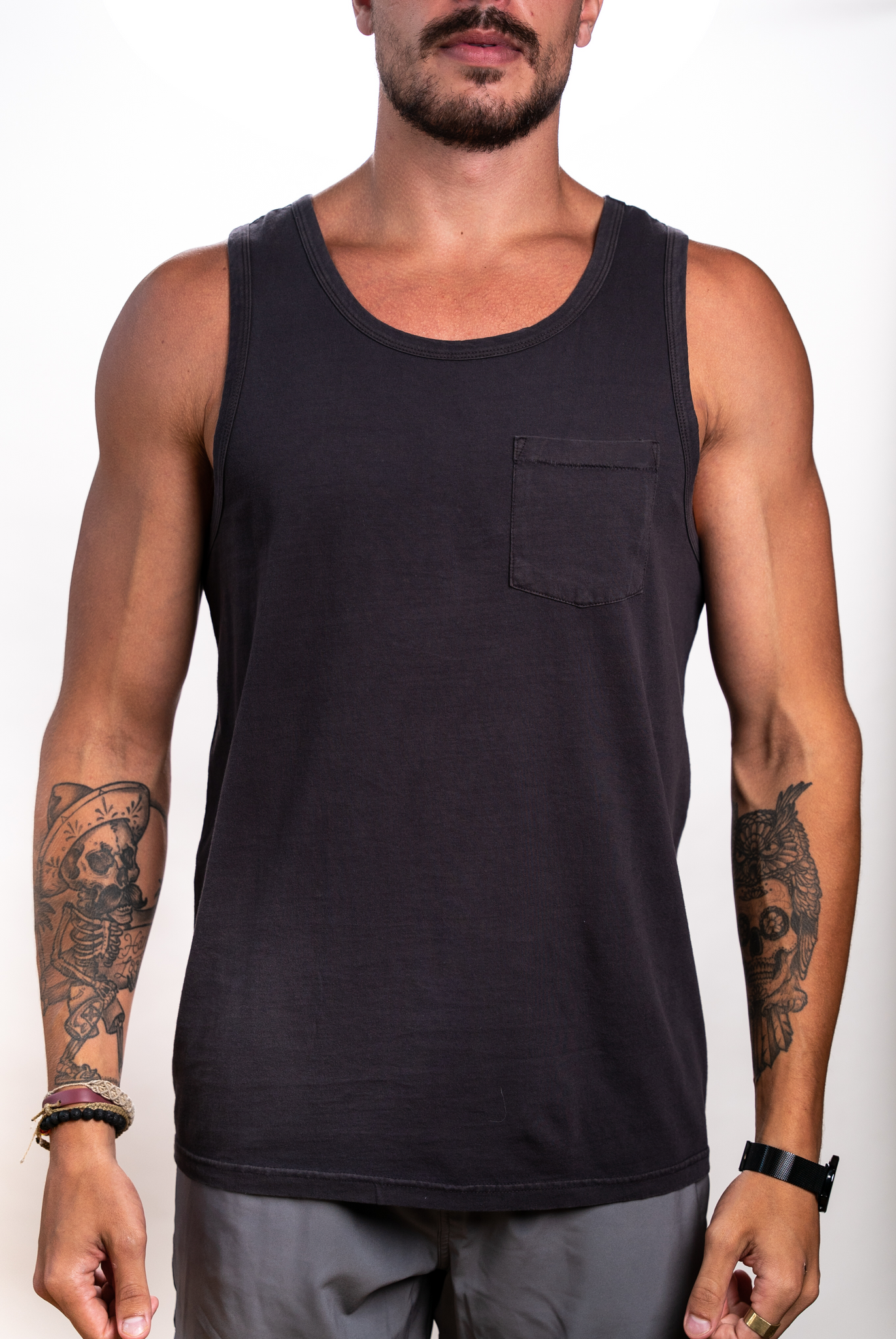 STST21 - Pigment Dyed Tanks Black / S