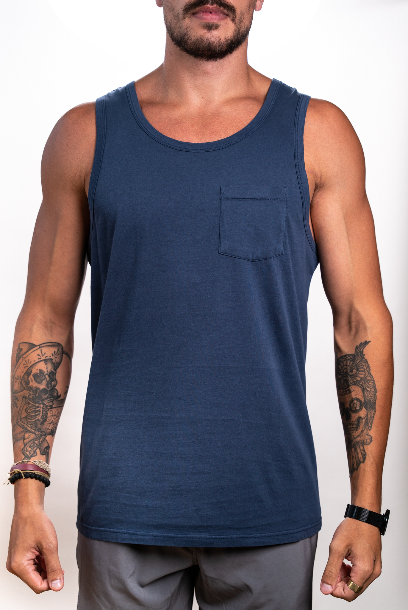 STST21 - Pigment Dyed Tanks Navy / S