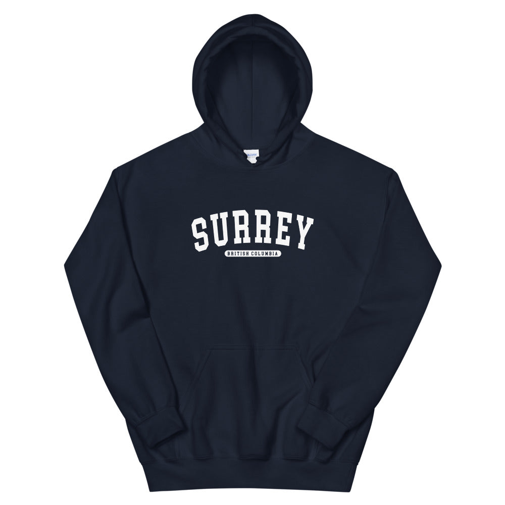 Surrey BC College Hoodie Navy Canadian City Apparel